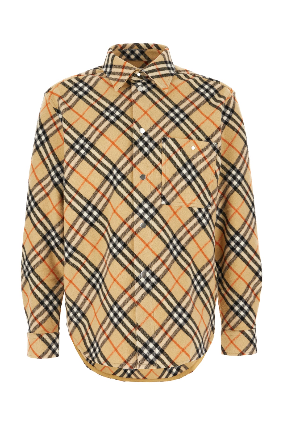 Burberry Camicia in lana ricamata