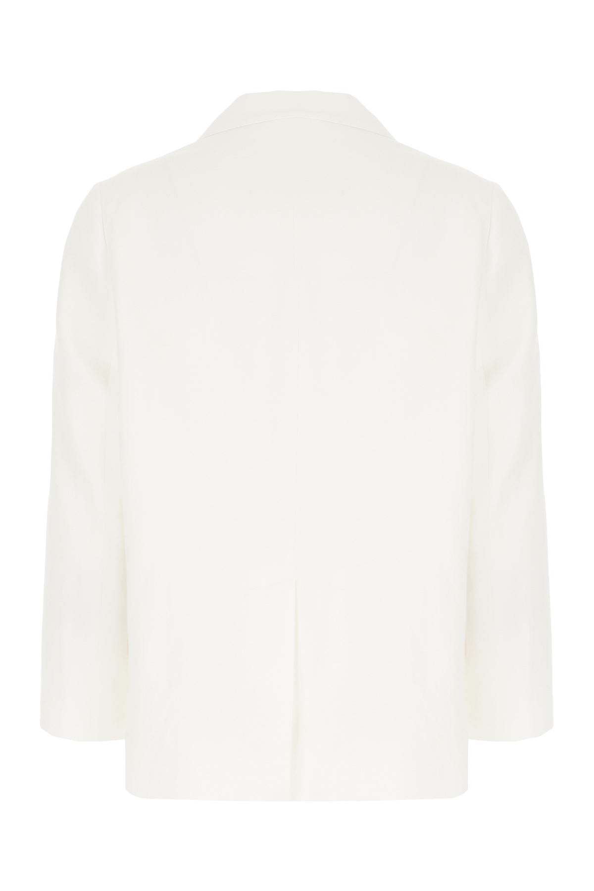 Brunello Cucinelli Giacca in jersey bianco, view 2