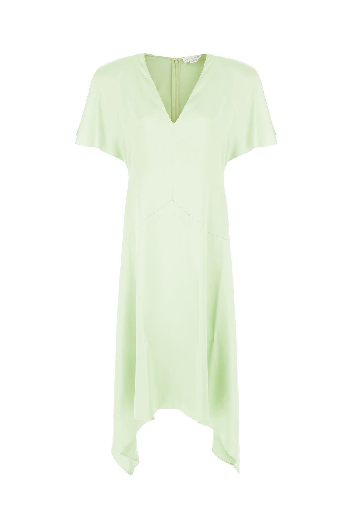 Stella McCartney Abito in misto acetato verde pastello