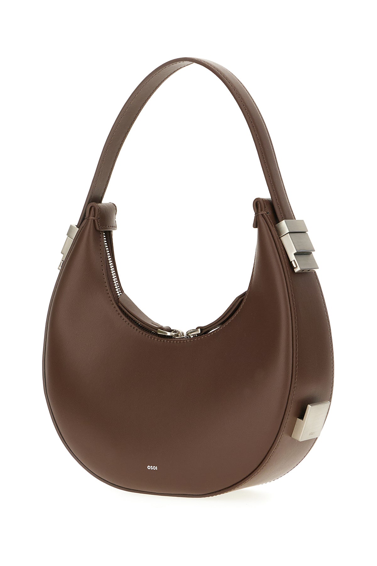 OSOI Borsa a mano in pelle cioccolato, view 2