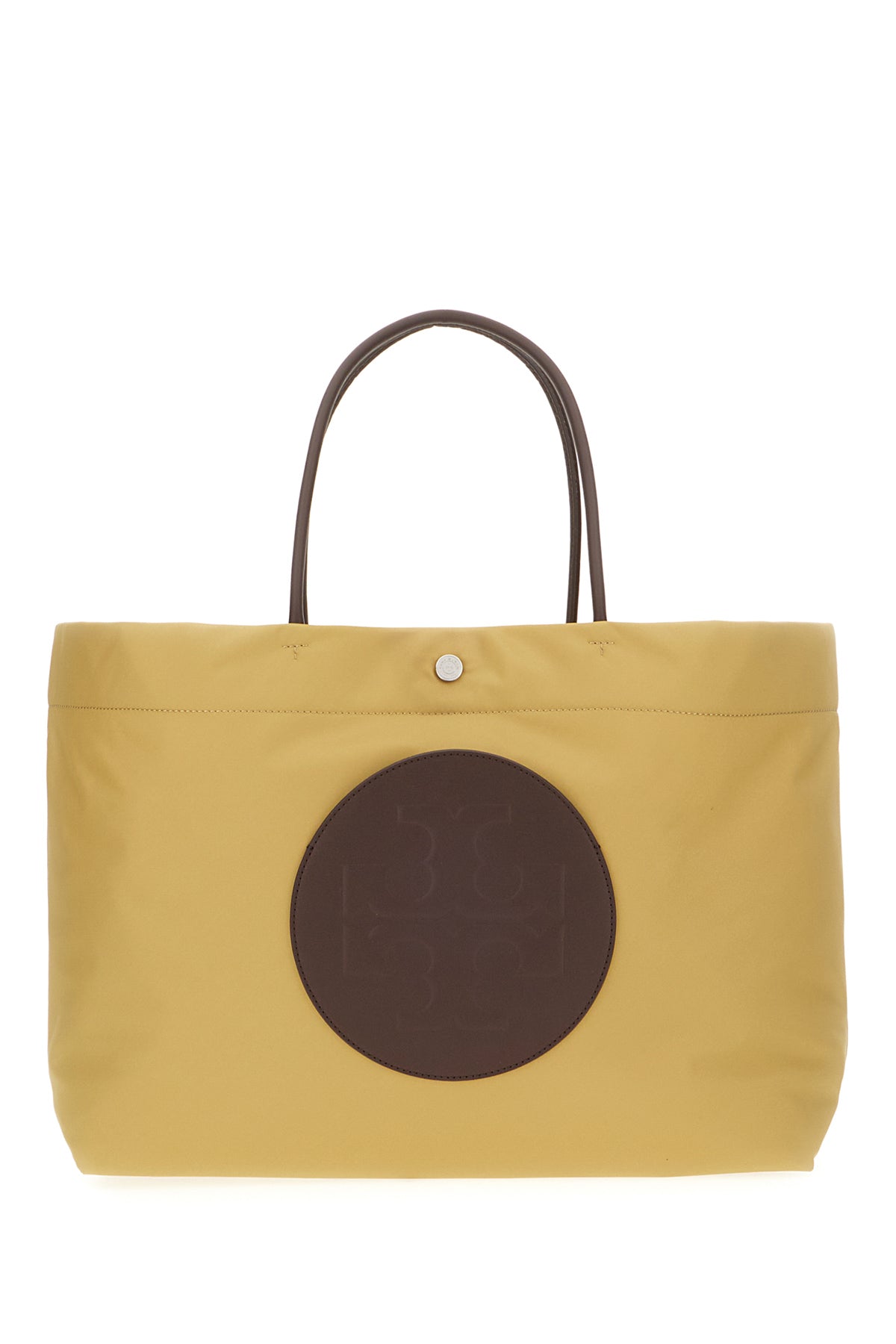 Tory Burch Borsa shopping Ella Twist in nylon verde kaki