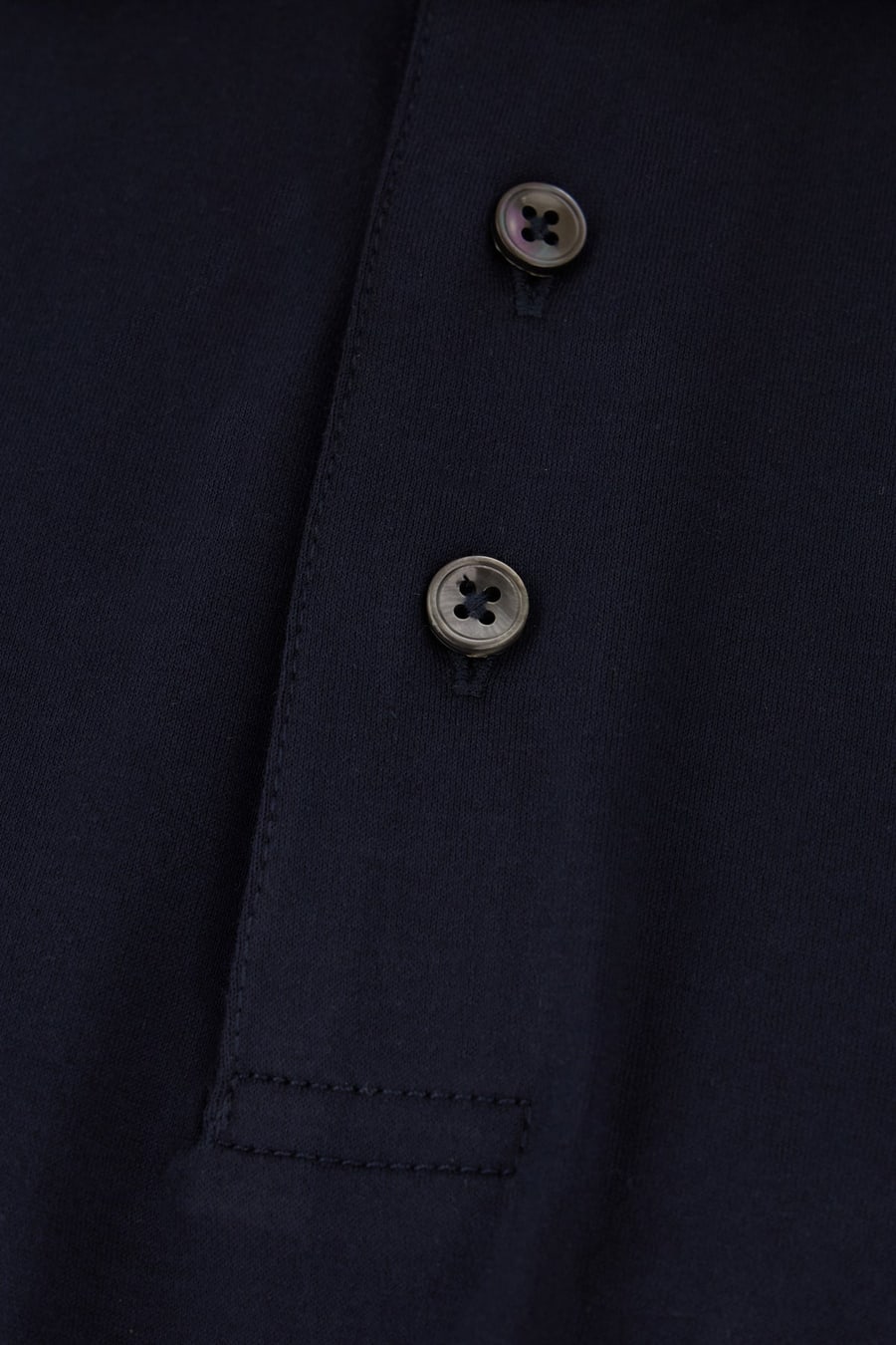 CIRCOLO Polo in cotone blu notte, view 3