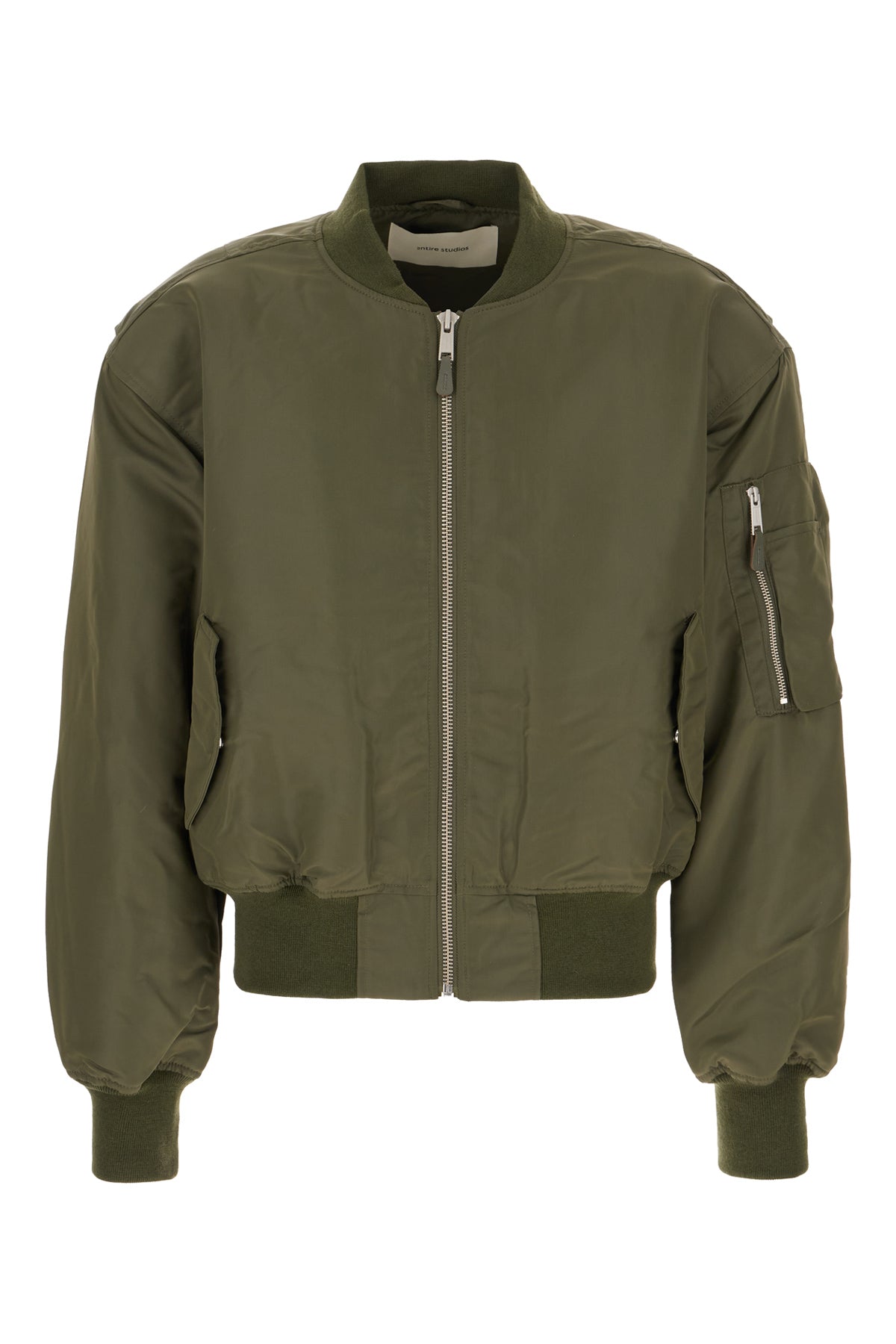 Entire Studios Giubbino imbottito in nylon verde militare