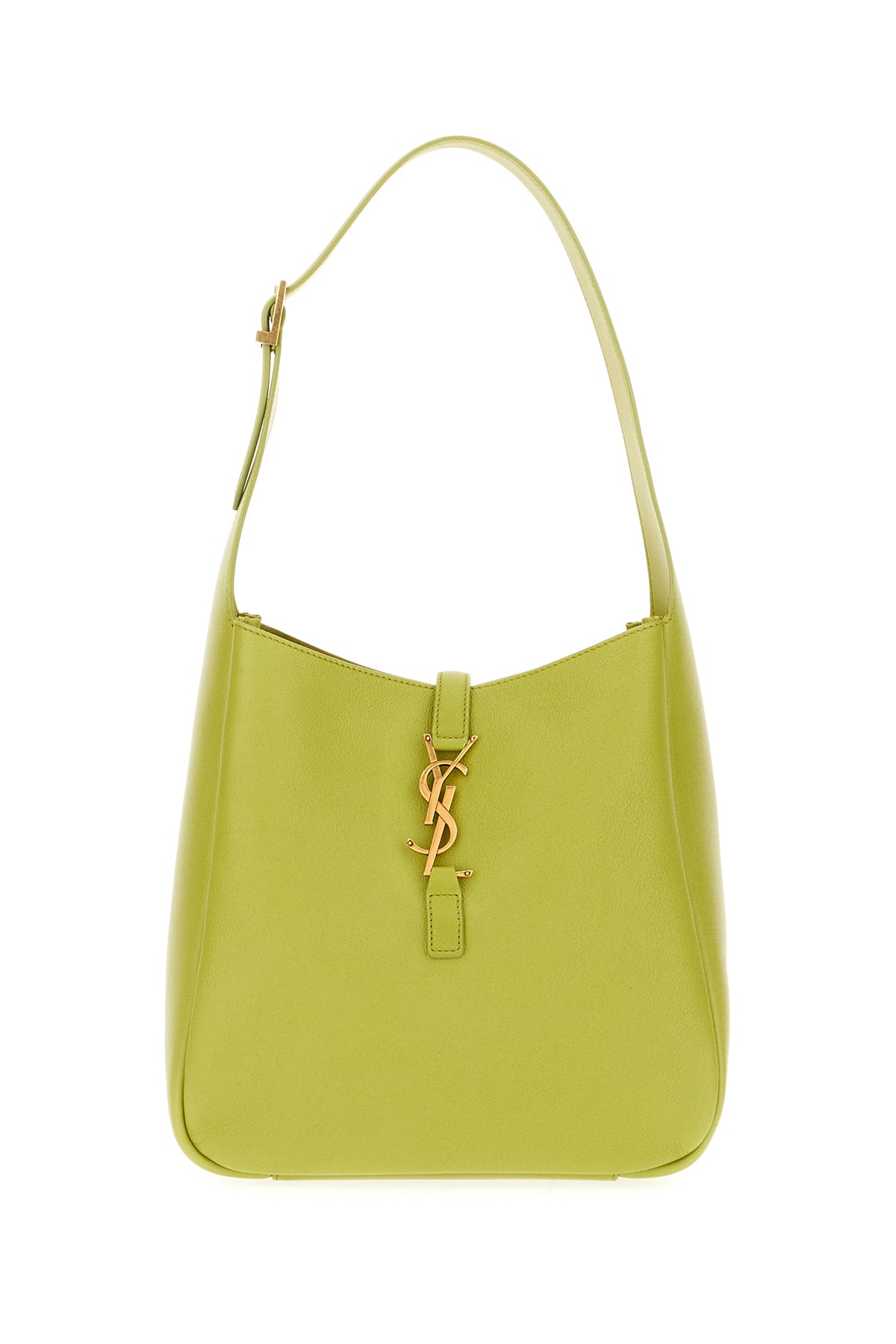 Saint Laurent Borsa a spalla Le 5 à 7 in pelle verde lime