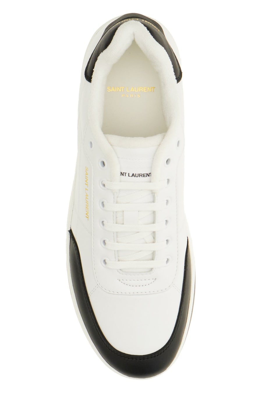 Saint Laurent Sneakers SL/61 in pelle bianca, view 4