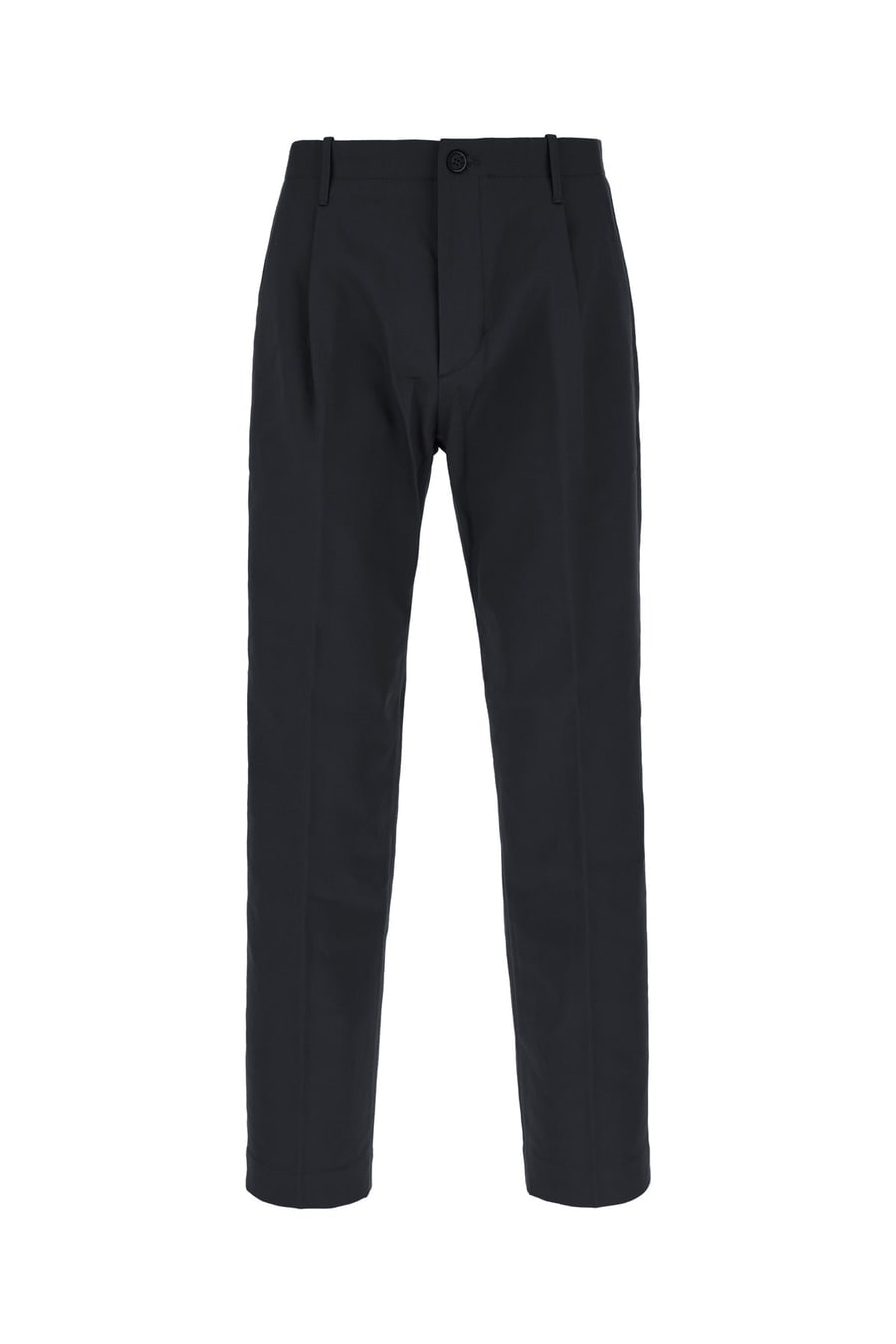 NINE IN THE MORNING Pantalone in cotone stretch blu navy