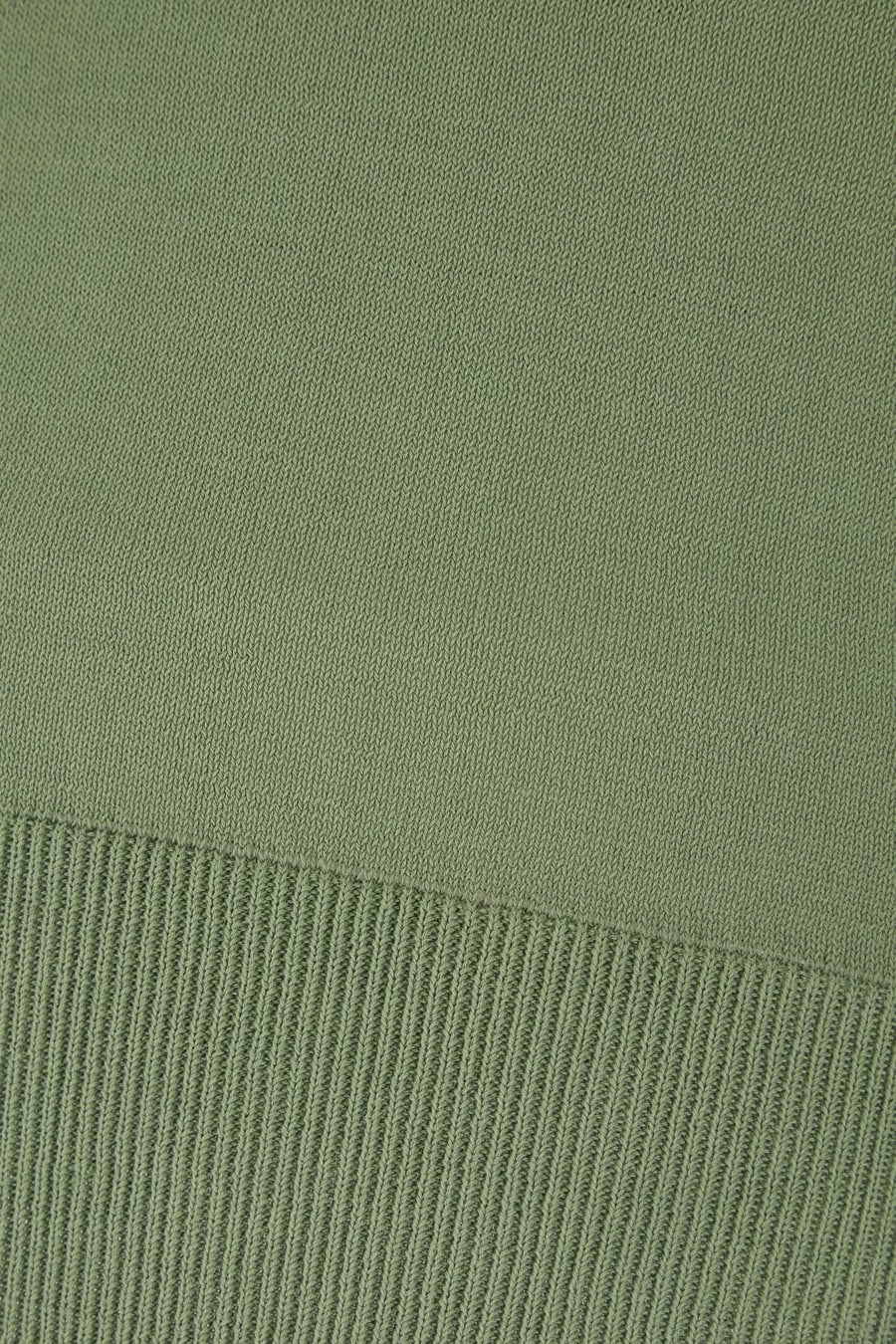 ALPHA STUDIO Top in cotone verde, view 3