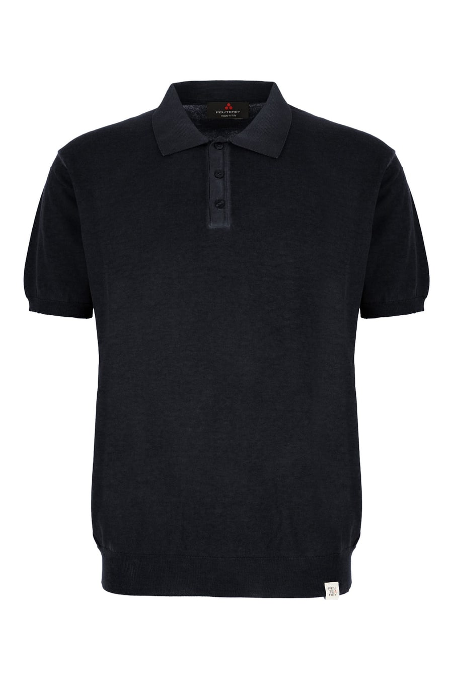 PEUTEREY Polo in cotone blu notte