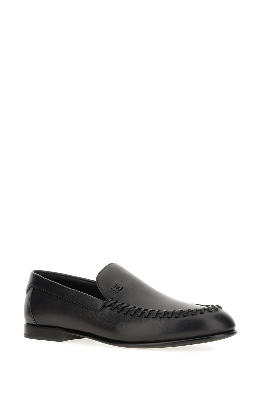 Fendi Mocassini in pelle nera, view 2