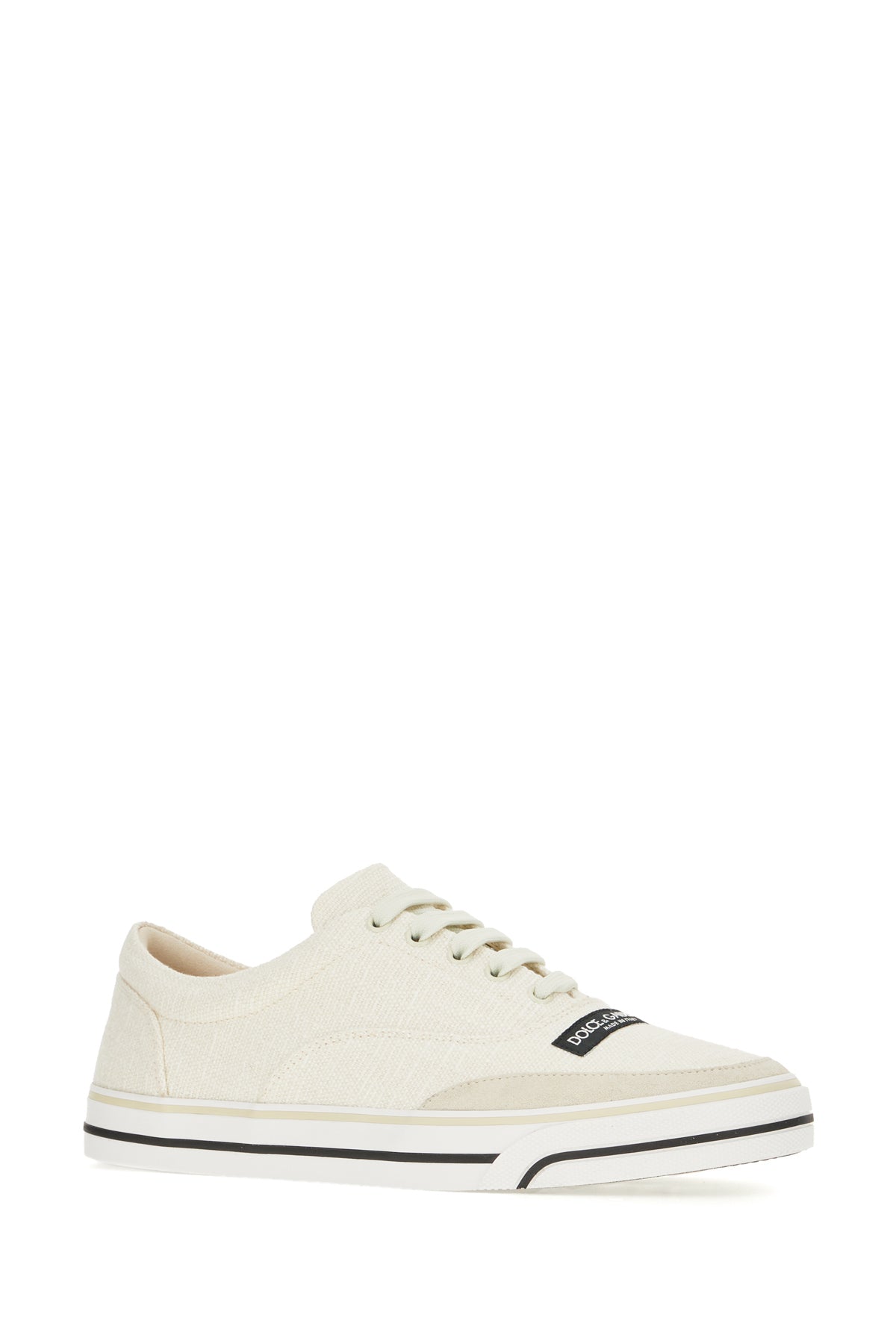 Dolce & Gabbana Sneakers in tela avorio, view 2