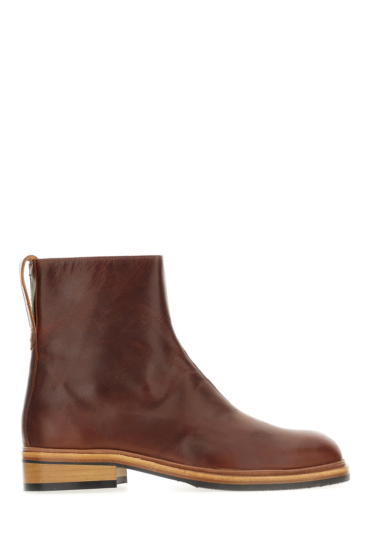 Our Legacy Stivaletti in pelle cognac