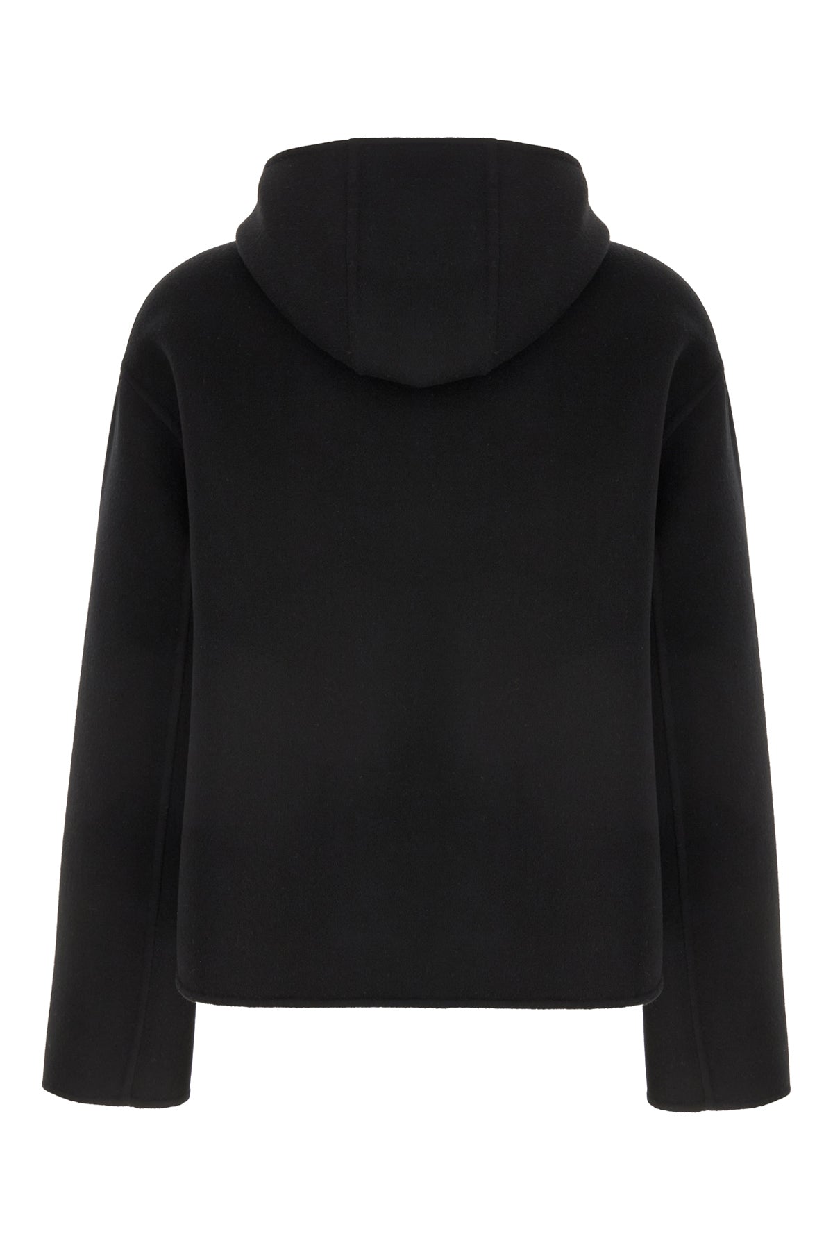 Fendi Cappotto reversibile in misto lana nera, view 2