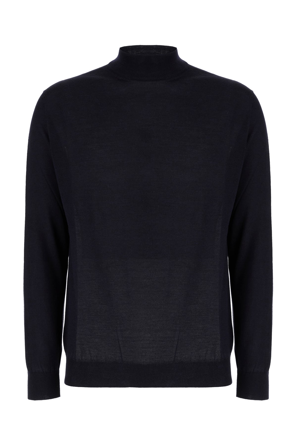 MALO Maglione in misto lana blu notte