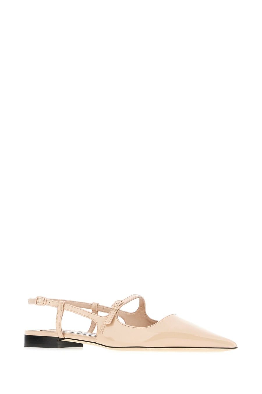 Jimmy Choo Ballerine Didi in pelle rosa carne, view 2