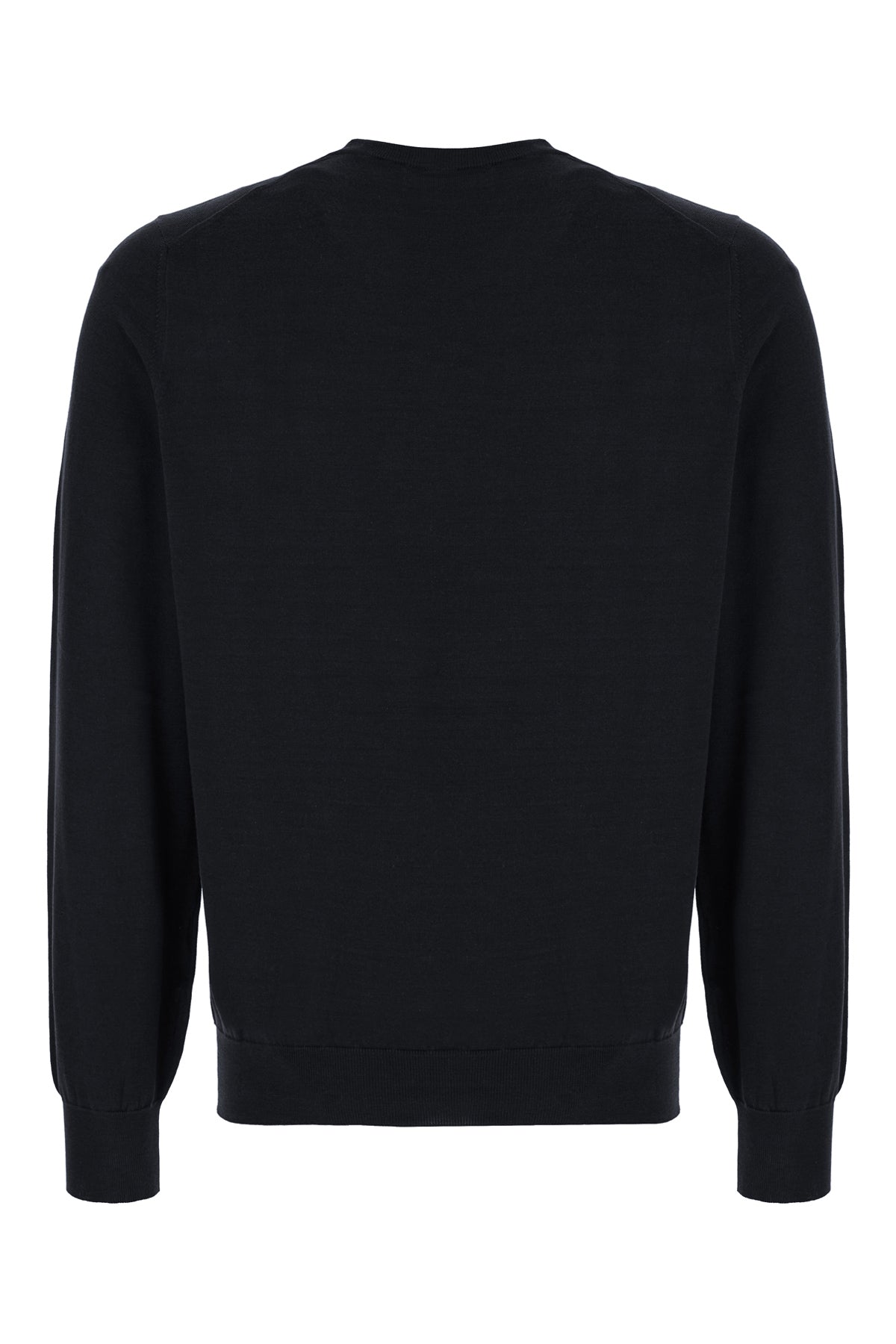 Brunello Cucinelli Maglione in misto seta blu notte, view 2