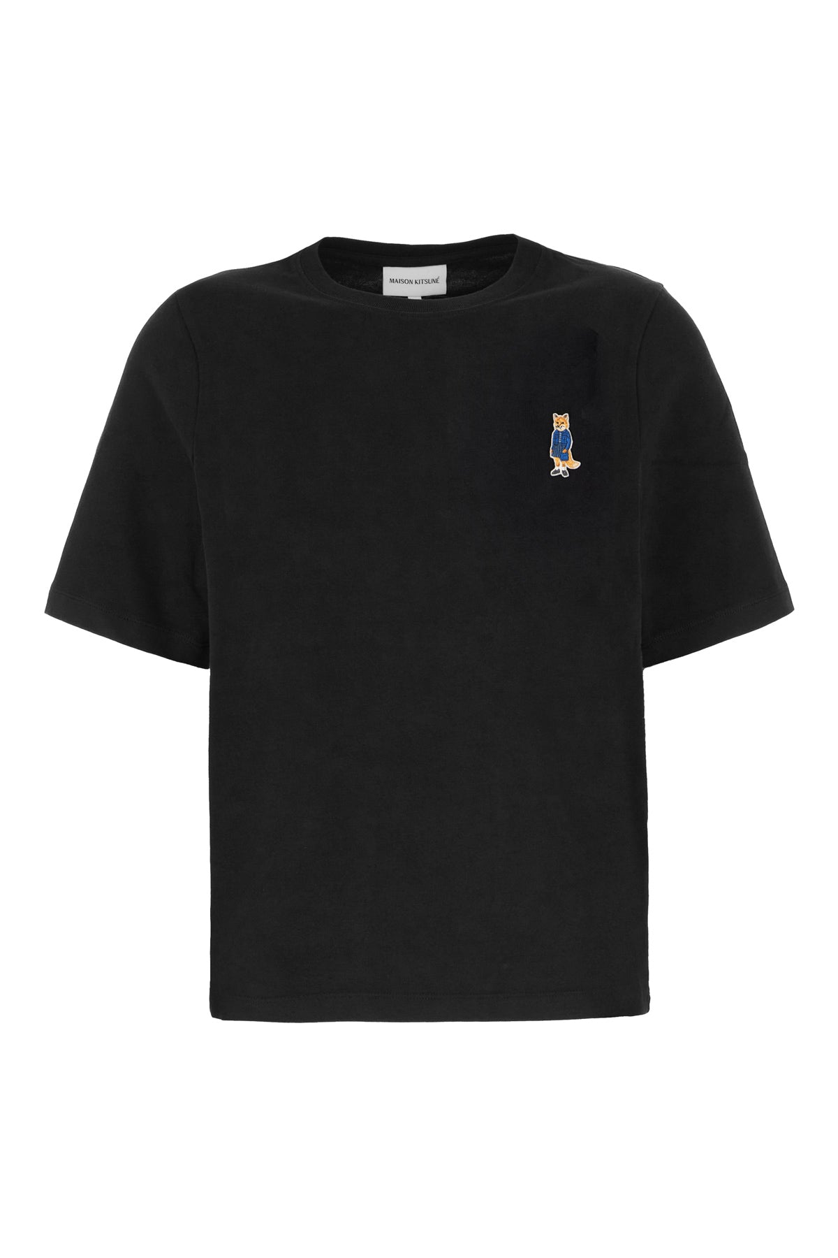 MAISON KITSUNÈ T-shirt in cotone nero