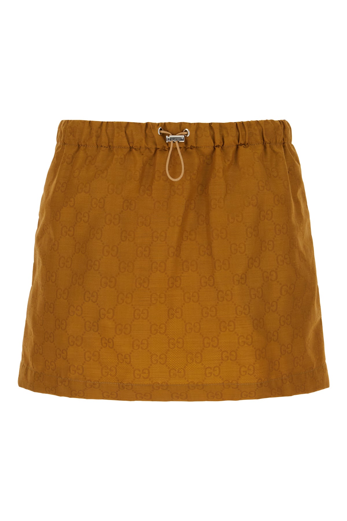 Gucci Minigonna in nylon marrone
