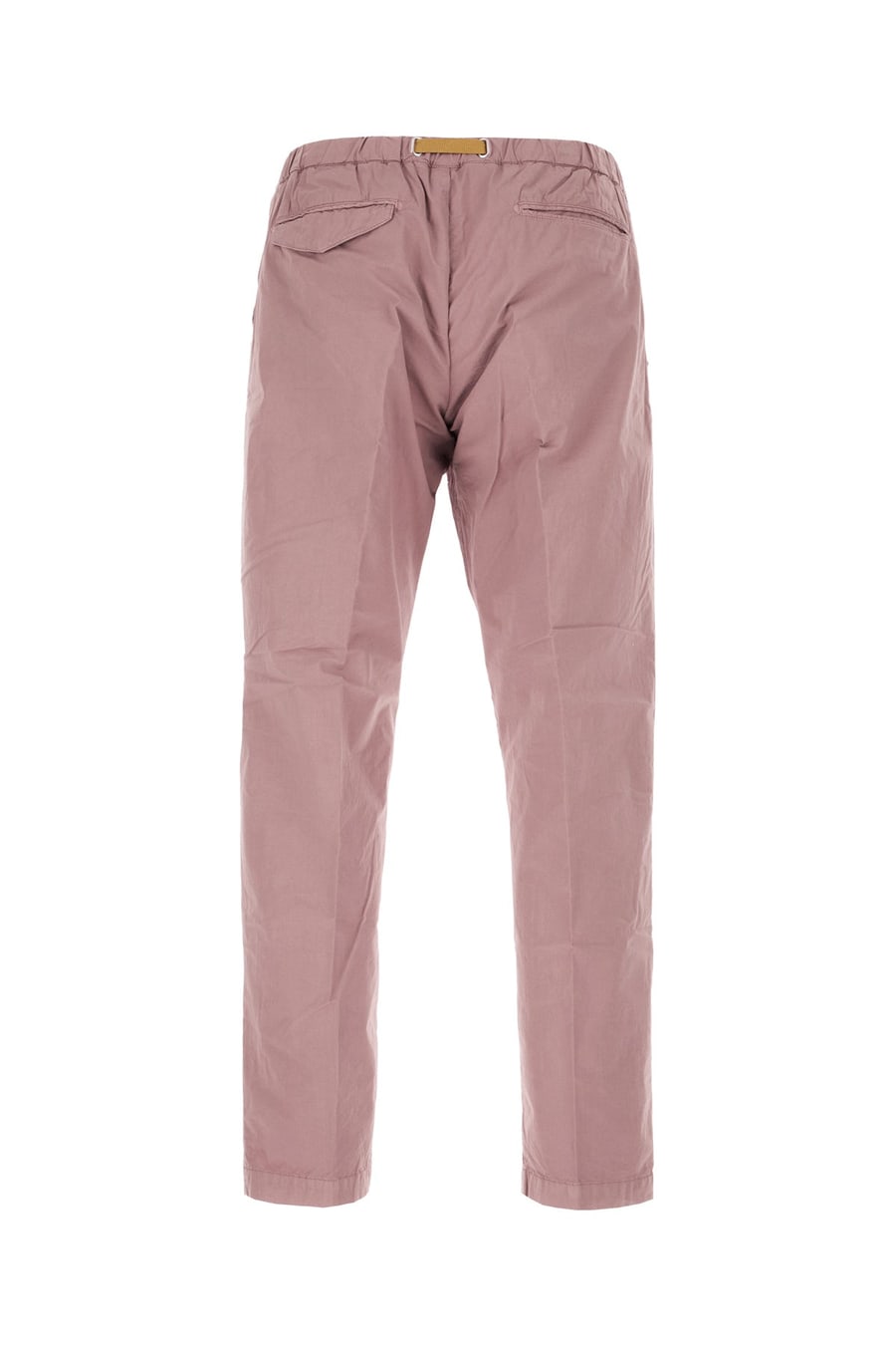 WHITE SAND Pantalone in misto lyocell rosa cipria, view 2