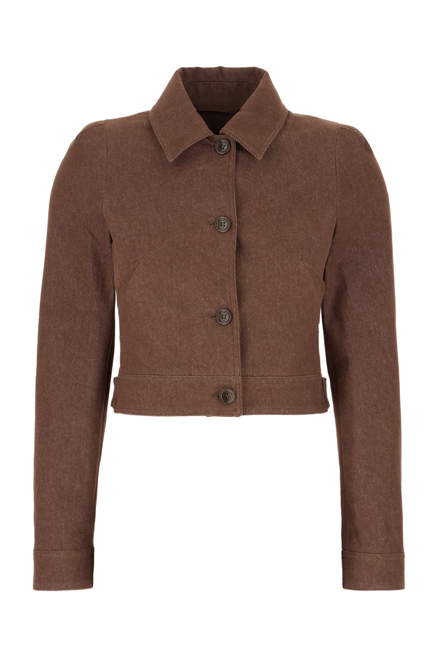 Max Mara Giacca in denim marrone