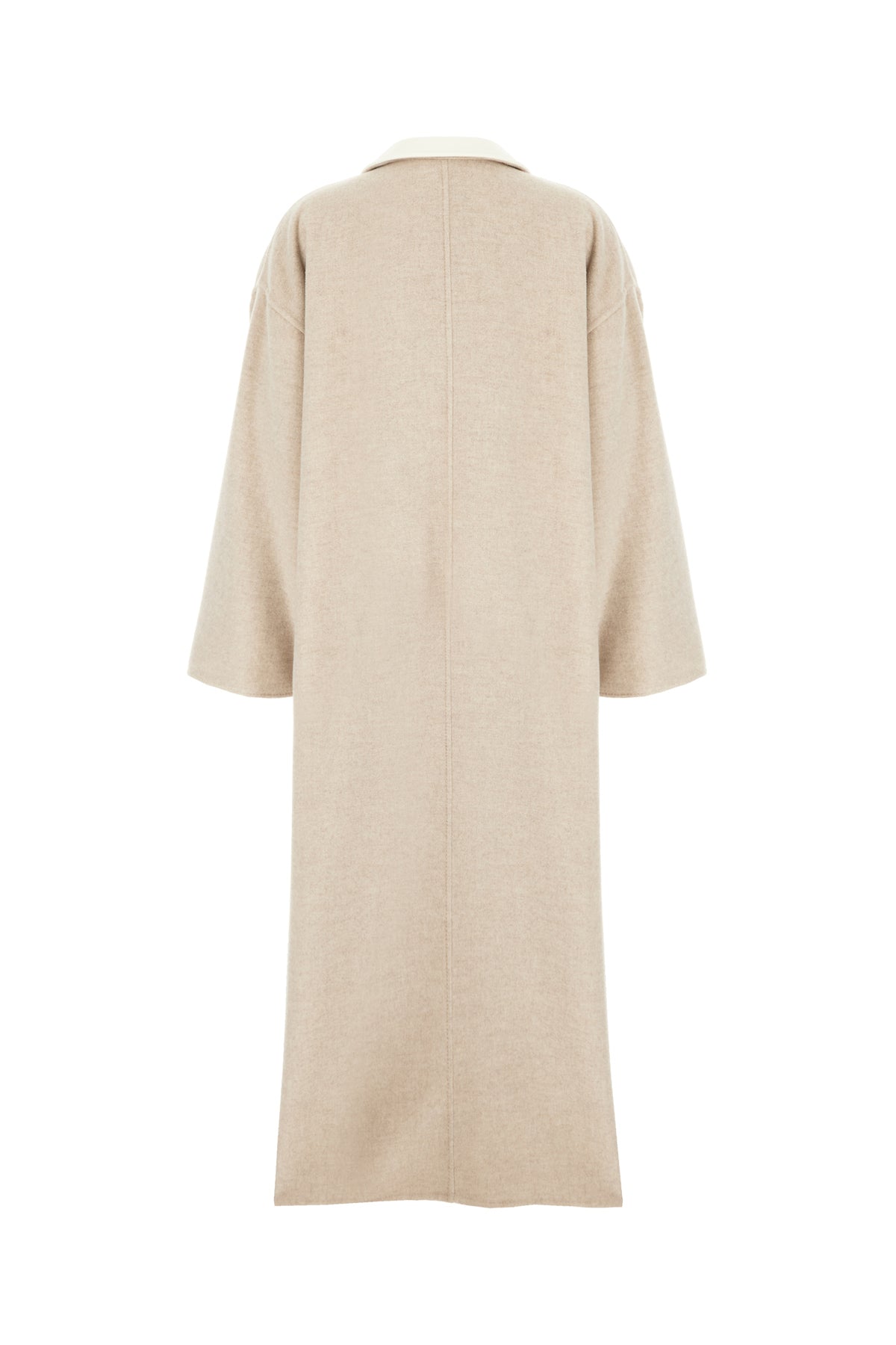 Max Mara Cappotto in misto lana sabbia, view 2