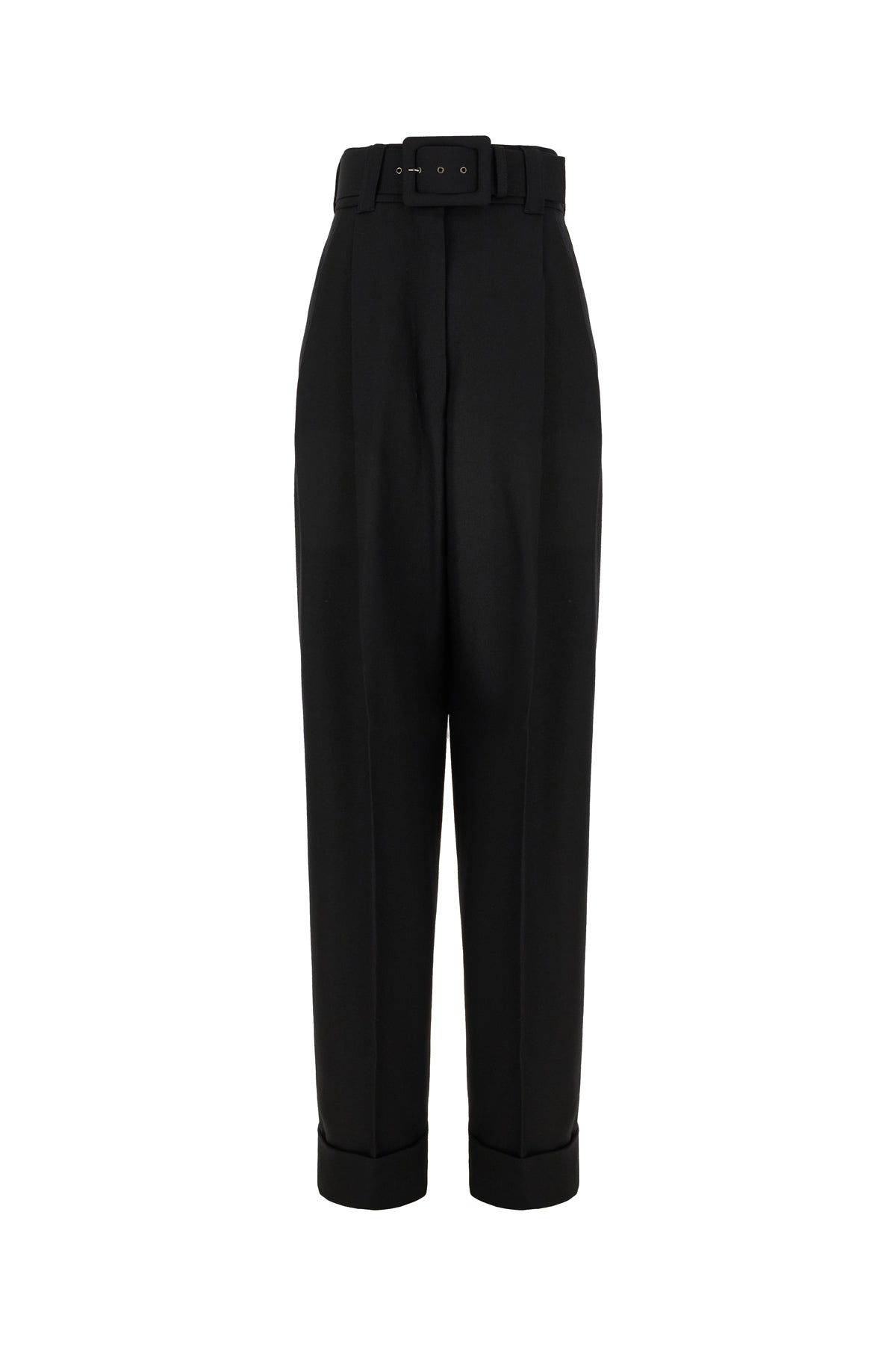 Max Mara Pianoforte Pantalone in lana nera