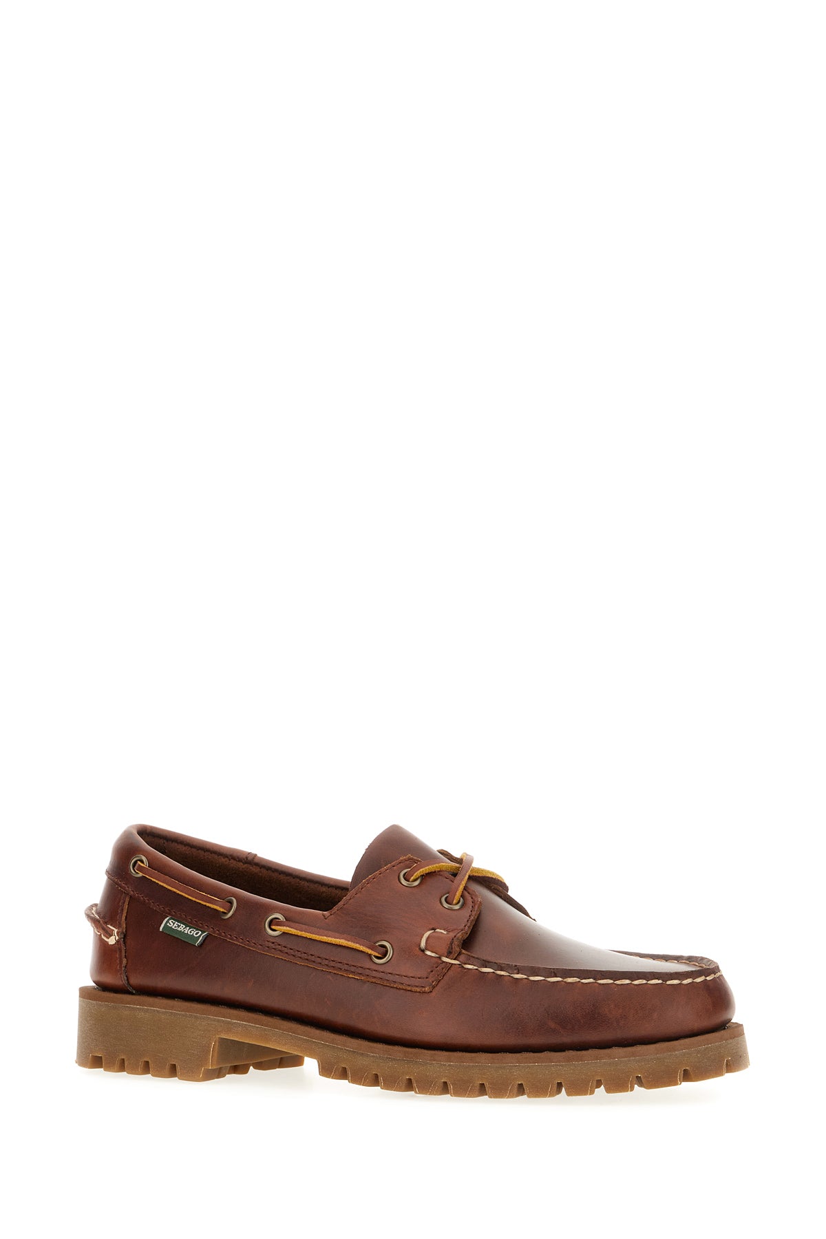 SEBAGO Mocassini Ranger in pelle marrone, view 2