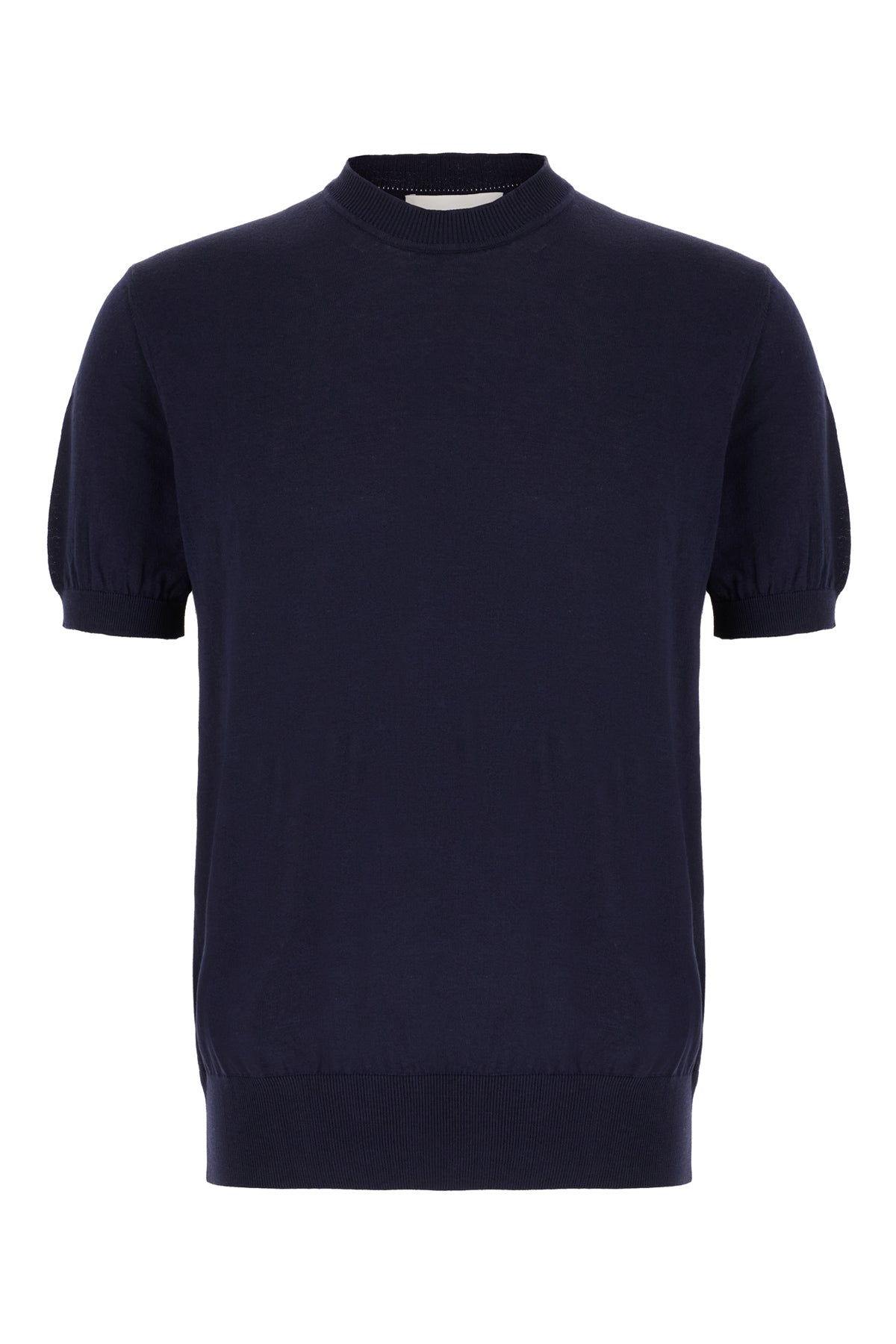 ALPHA STUDIO T-shirt in misto cotone blu notte