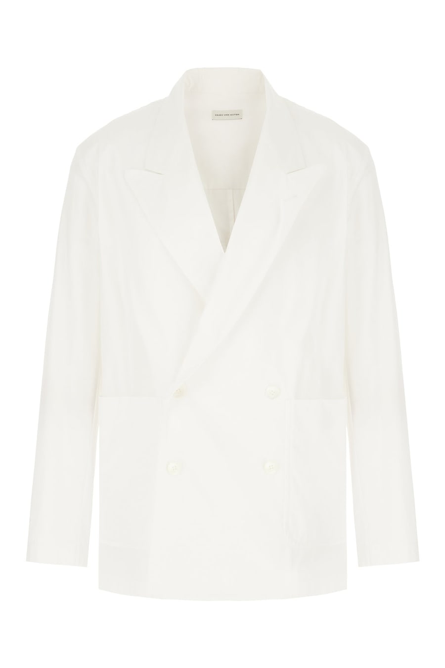 Dries Van Noten Giacca in cotone bianco