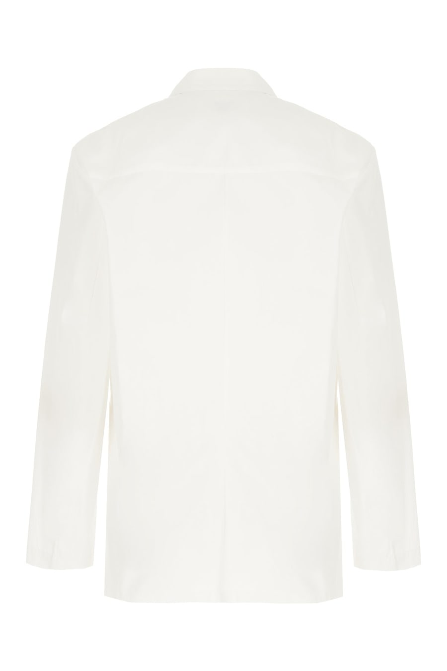 Dries Van Noten Giacca in cotone bianco, view 2