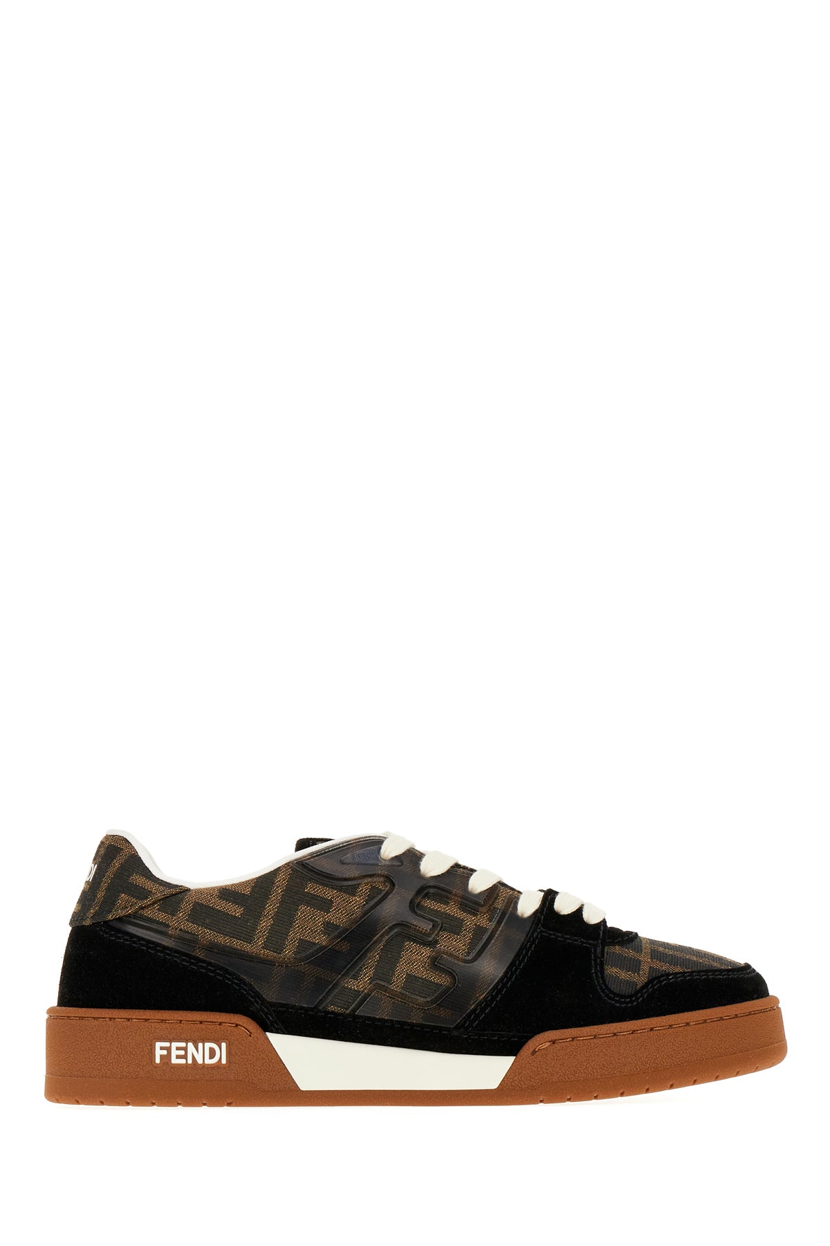 Fendi Sneakers Match in tessuto bicolor