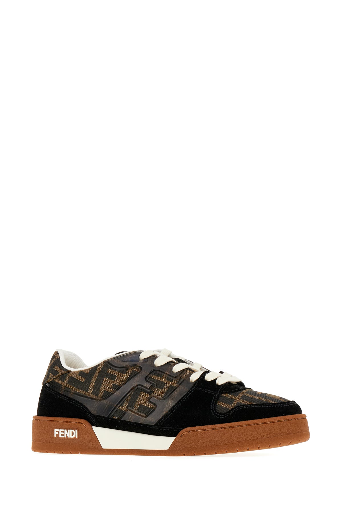 Fendi Sneakers Match in tessuto bicolor, view 2