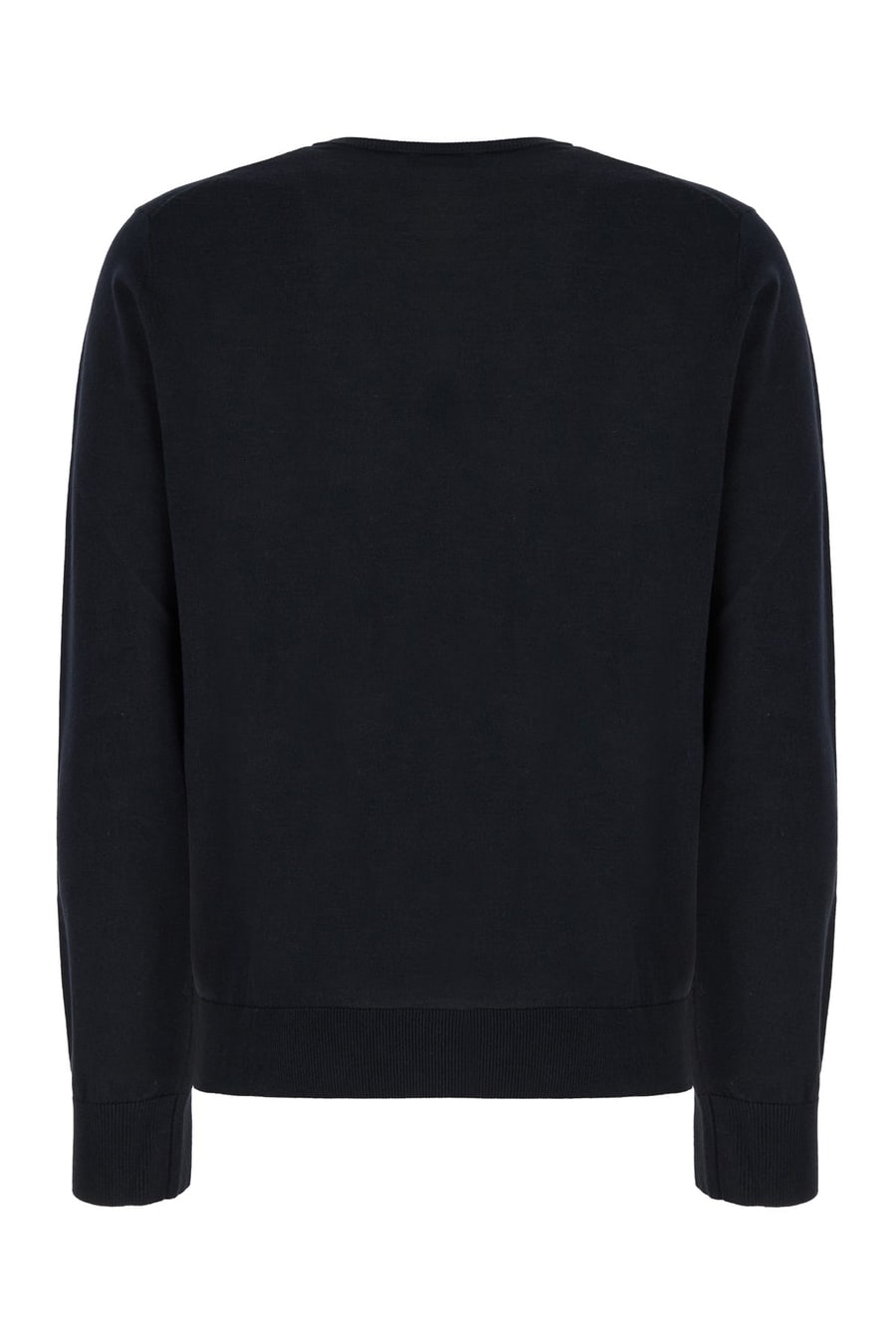 ALPHA STUDIO Maglione in cotone nero, view 2