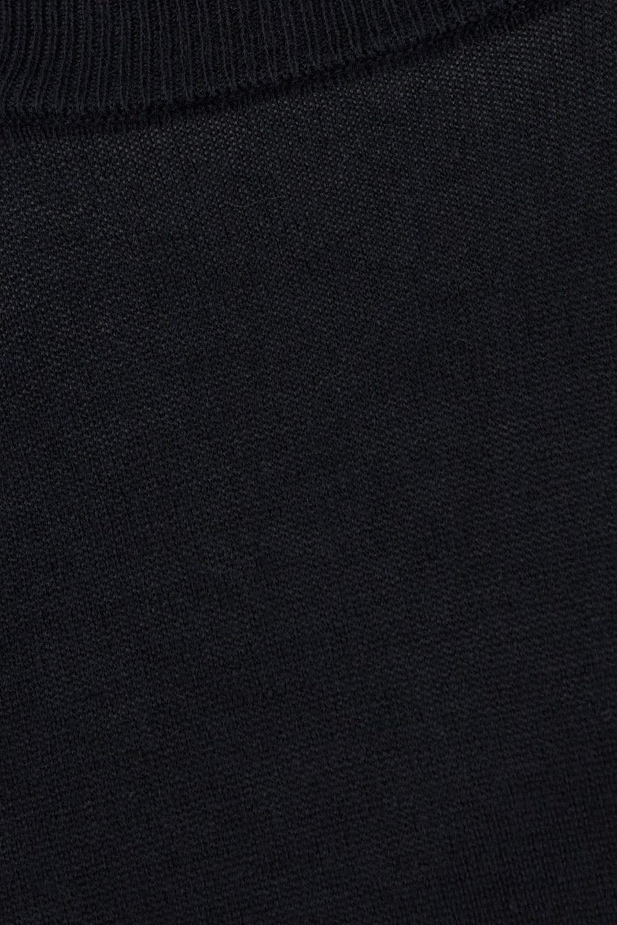 ALPHA STUDIO Maglione in cotone nero, view 3