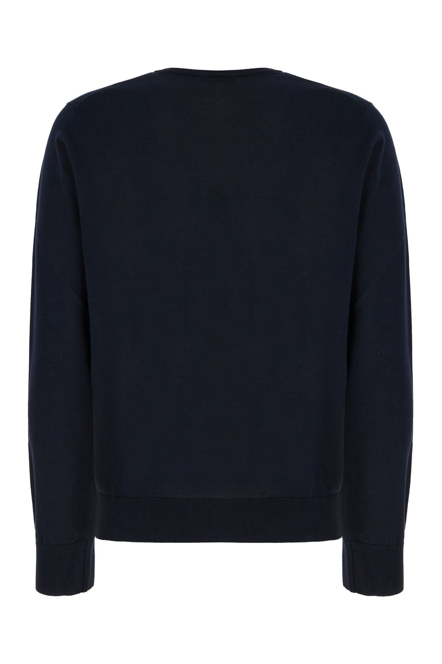 ALPHA STUDIO Maglione in cotone blu notte, view 2