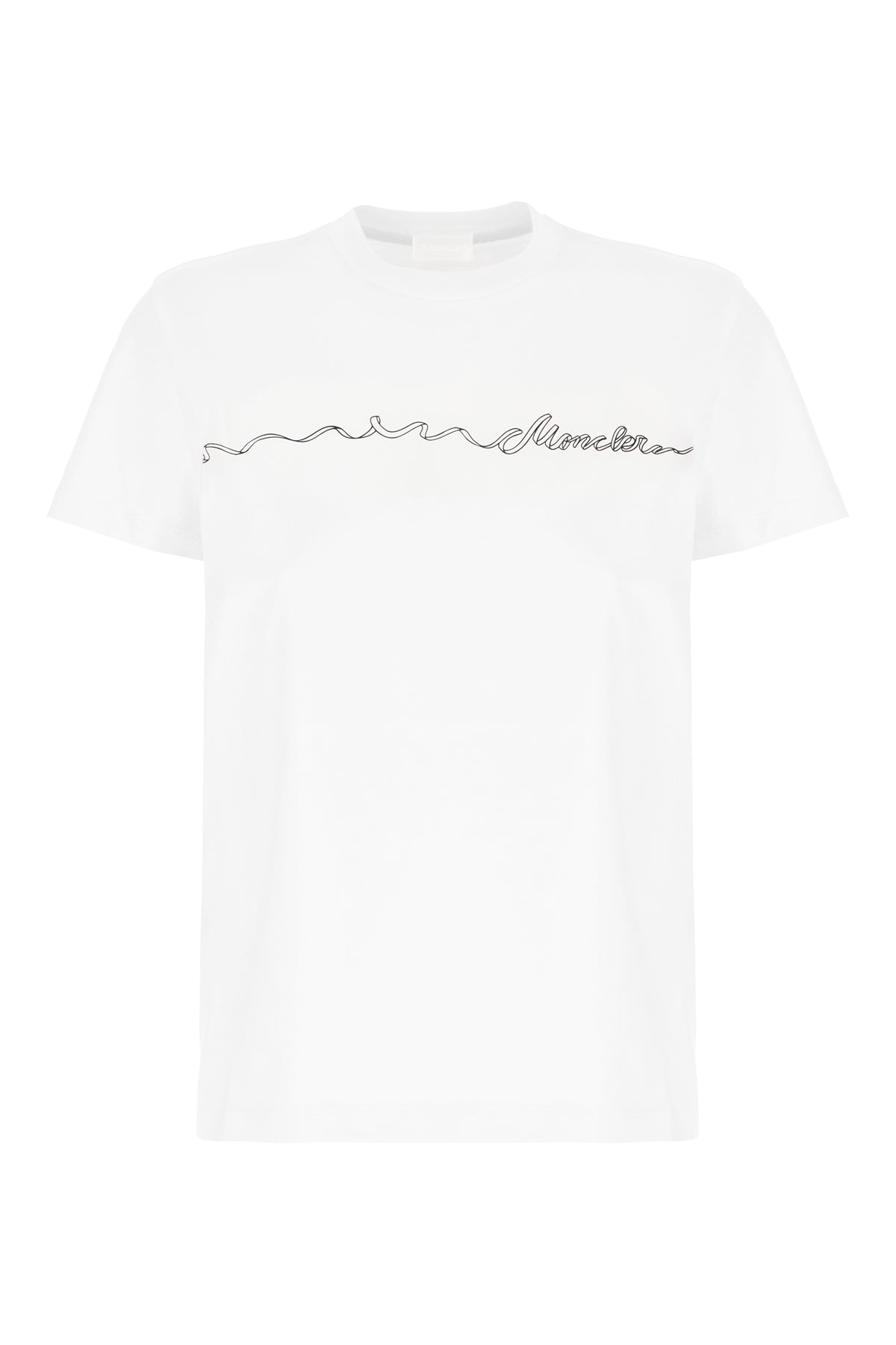 Moncler T-shirt in cotone bianco