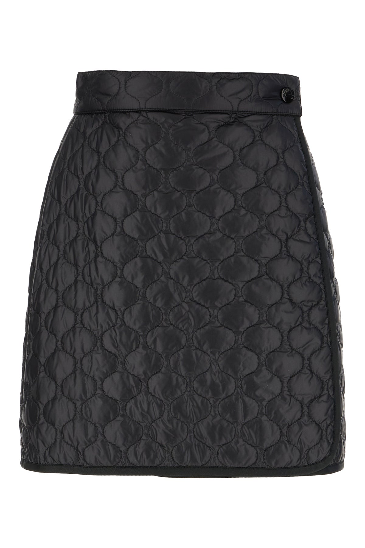 Moncler Gonna in nylon nero