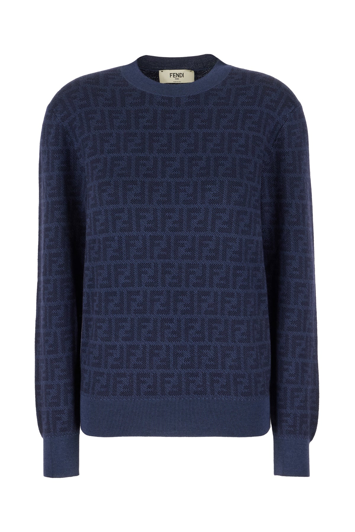 Fendi Maglione in lana ricamata