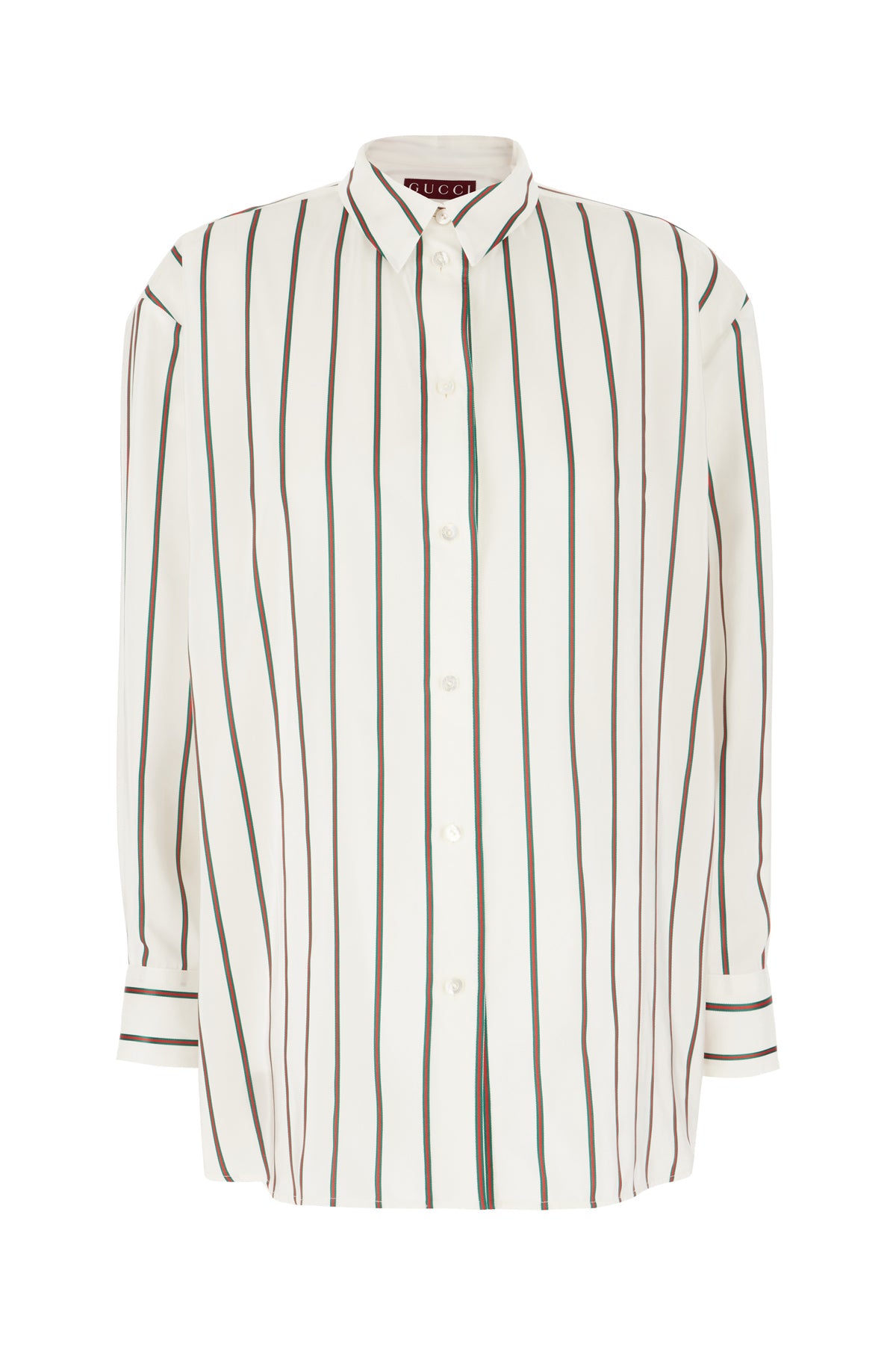 Gucci Camicia in misto seta stampata