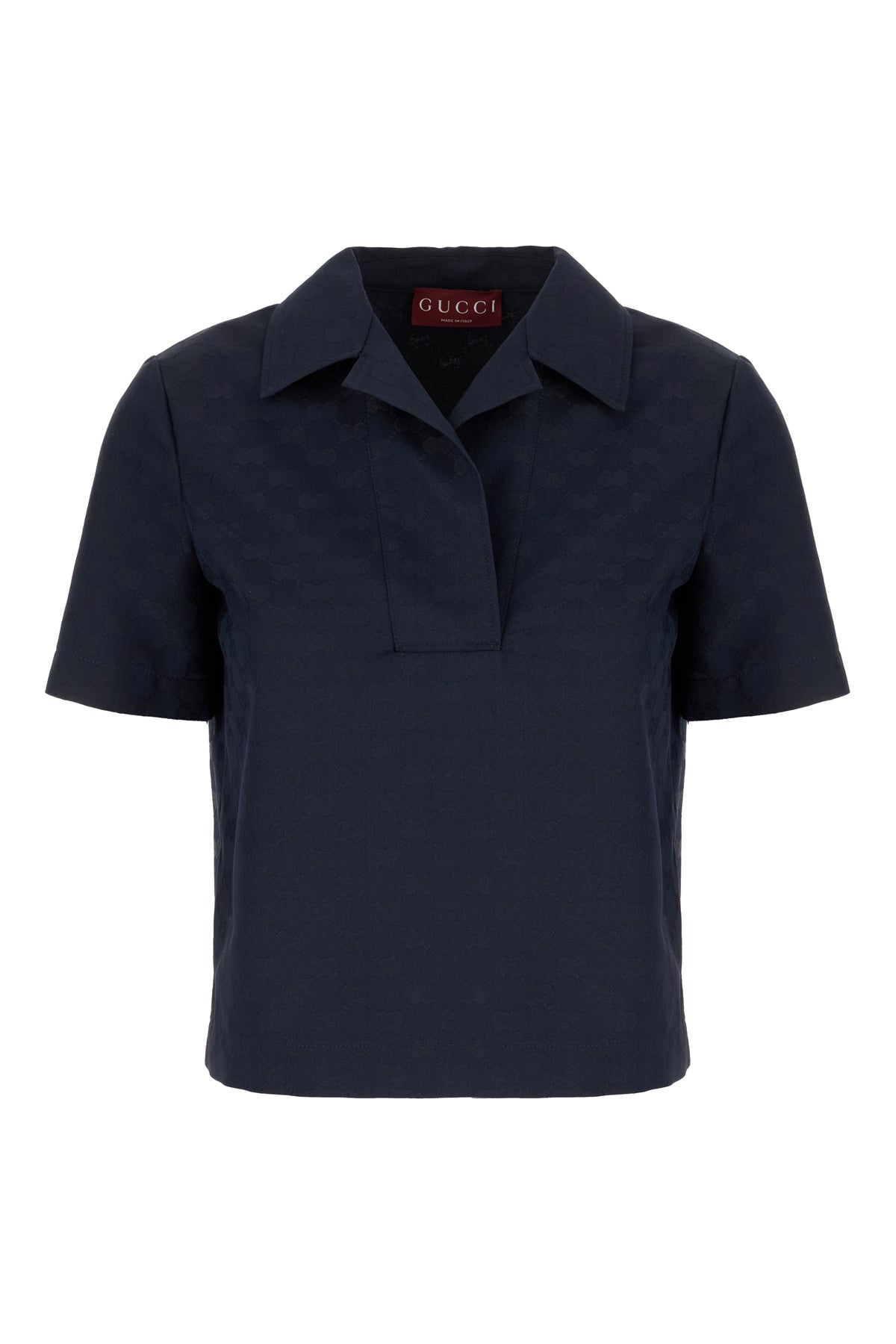 Gucci T-shirt in misto poliestere blu notte