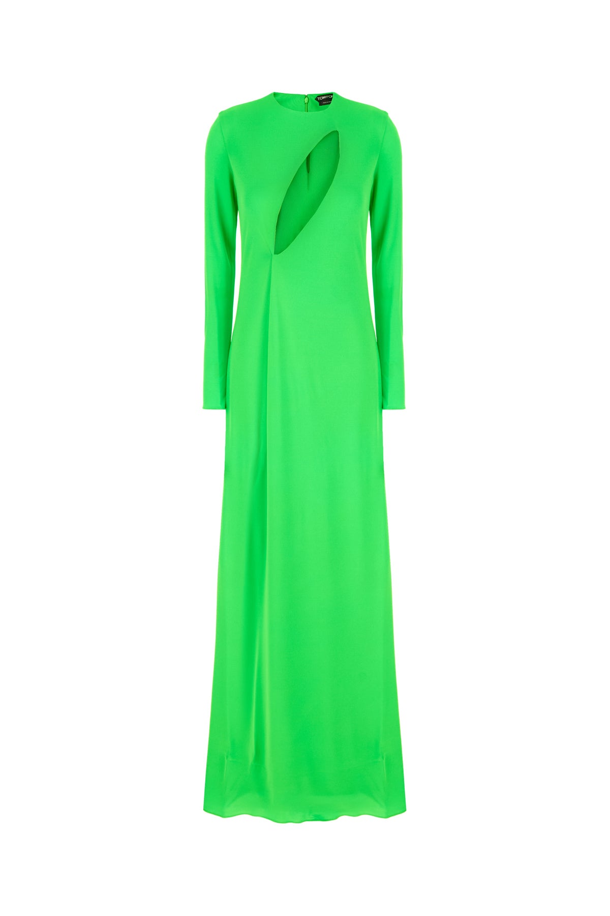 Tom Ford Abito lungo in viscosa verde fluo