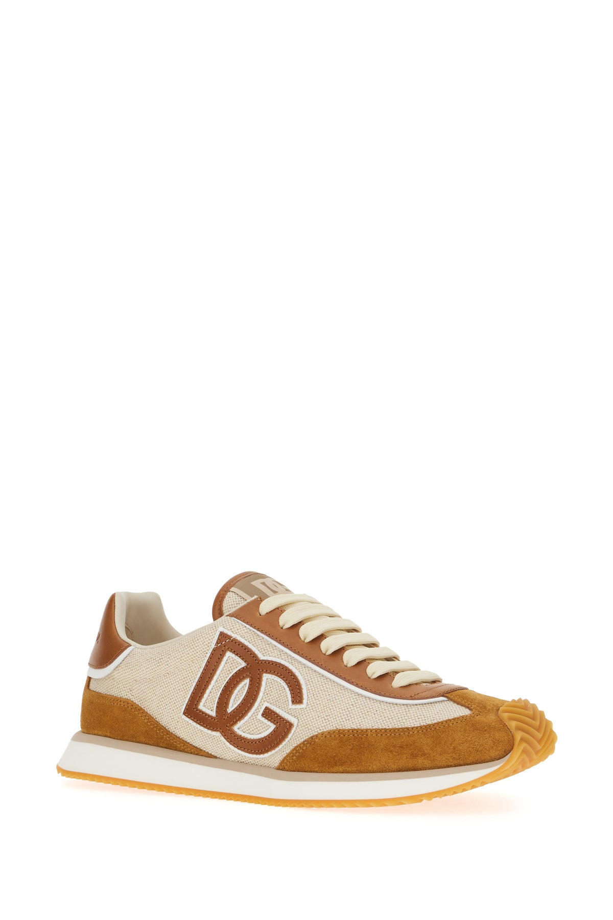 Dolce & Gabbana Sneakers Cushion multicolor in rete e crosta