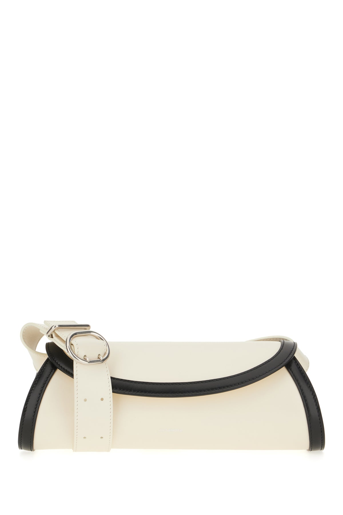 Jil Sander Borsa a spalla Cannolo piccola in pelle bicolor