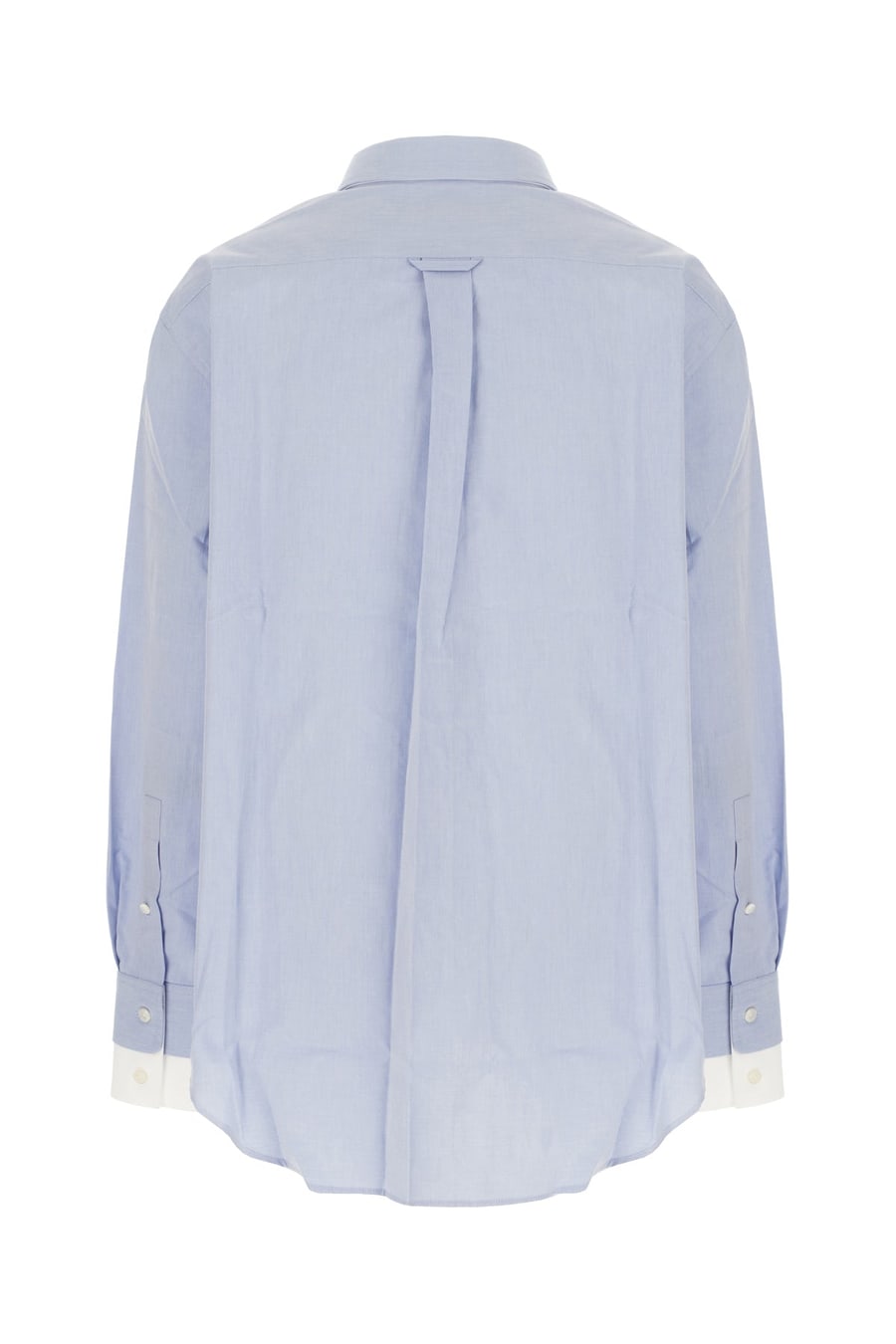 ACNE STUDIOS Camicia in popeline azzurro, view 2