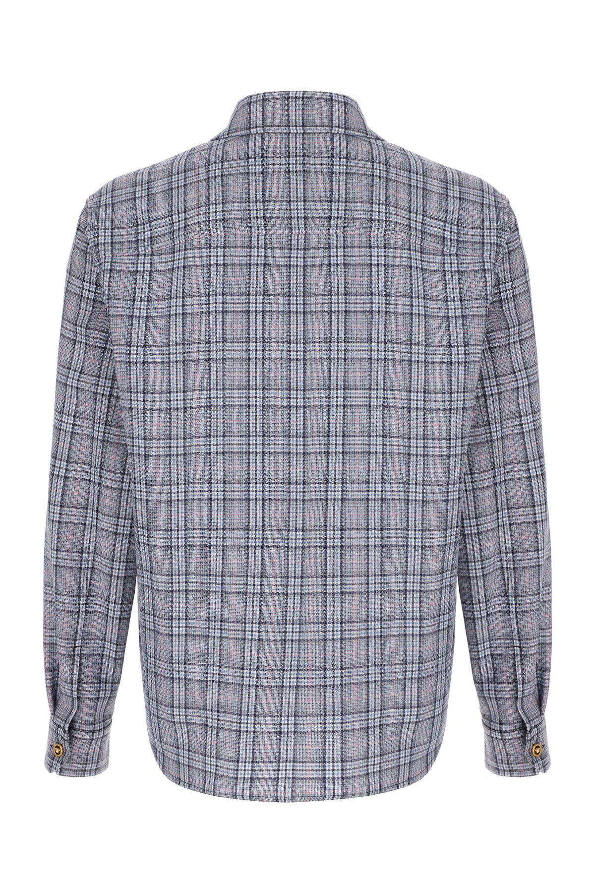 Versace Camicia in lana ricamata, view 2