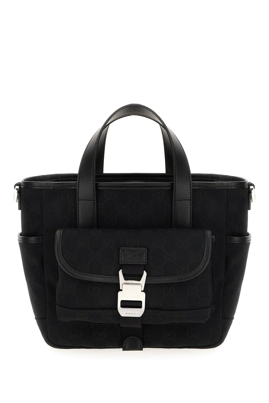 Gucci Borsa a mano in tela nera