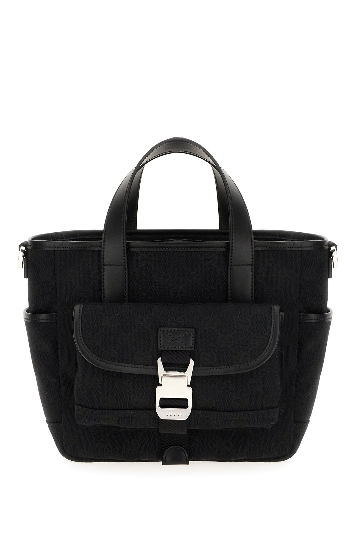 Gucci Borsa a mano in tela nera