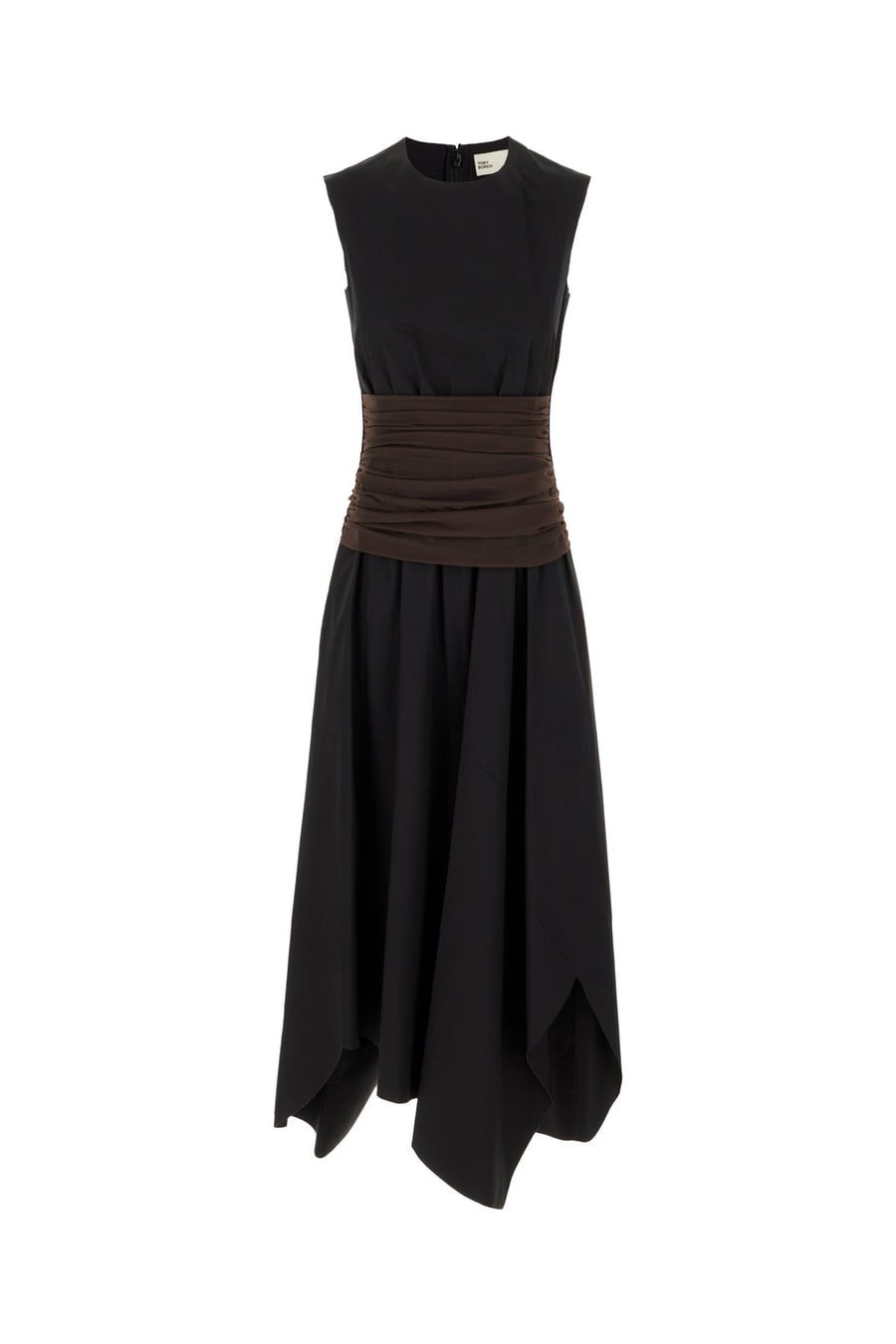 Tory Burch Abito in cotone stretch nero