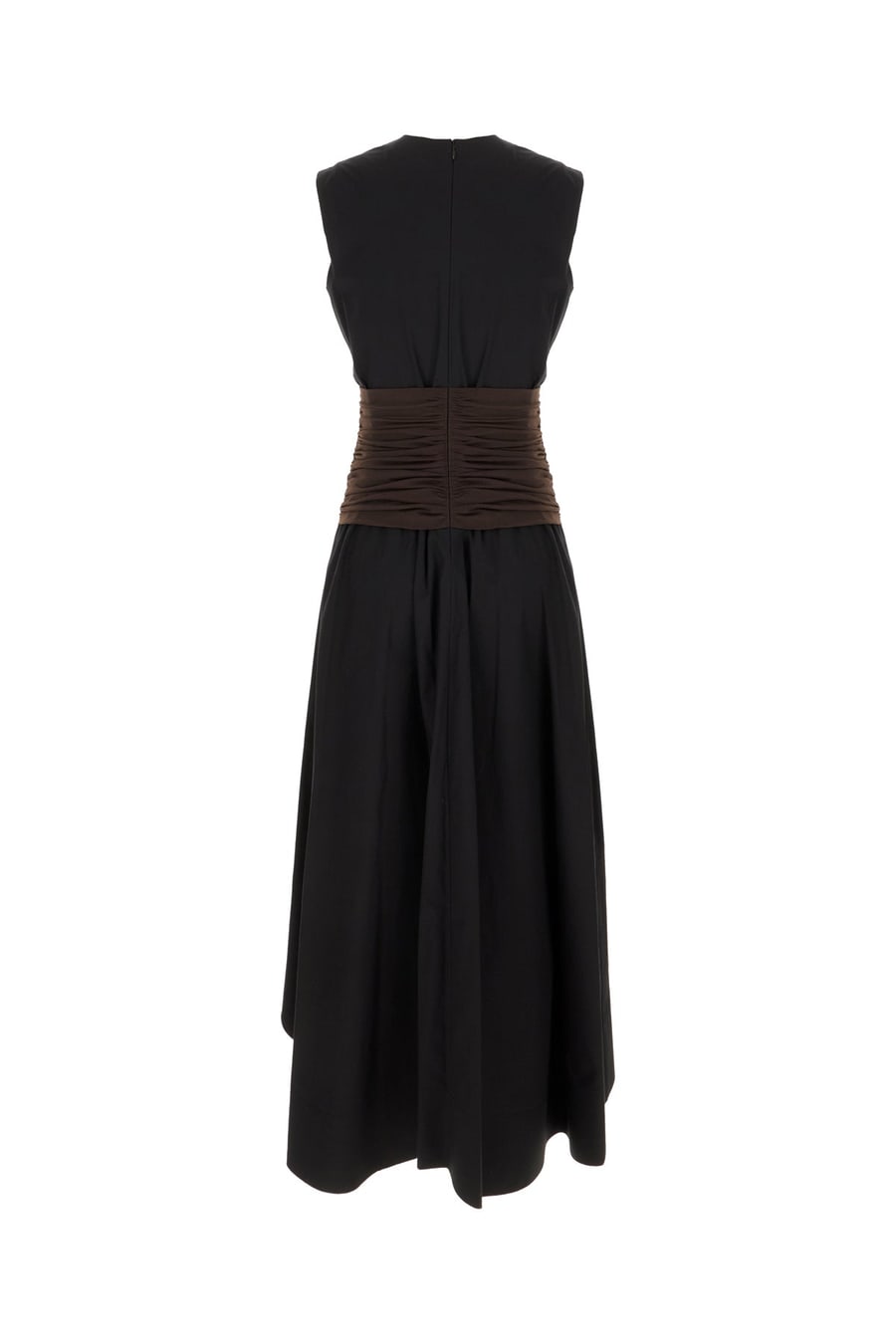Tory Burch Abito in cotone stretch nero, view 2