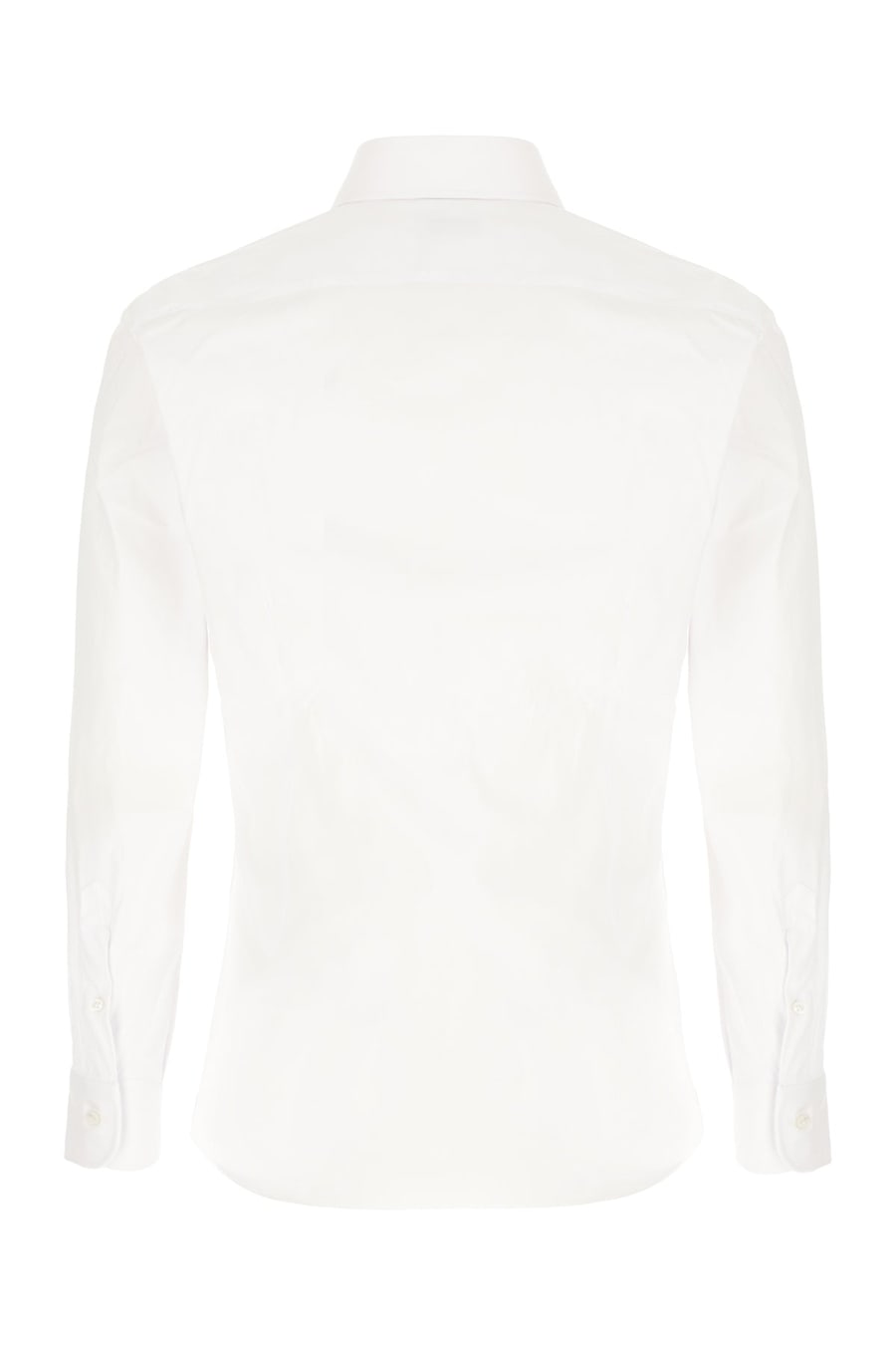 BARBA Camicia in popeline bianco, view 2
