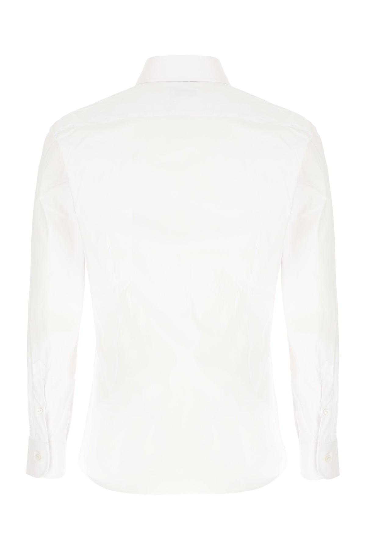 BARBA Camicia in popeline bianco, view 2